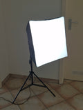 ESDDI PS070 80W LED Softbox Lighting Kit Black, Very Good, Stand & Bag Included