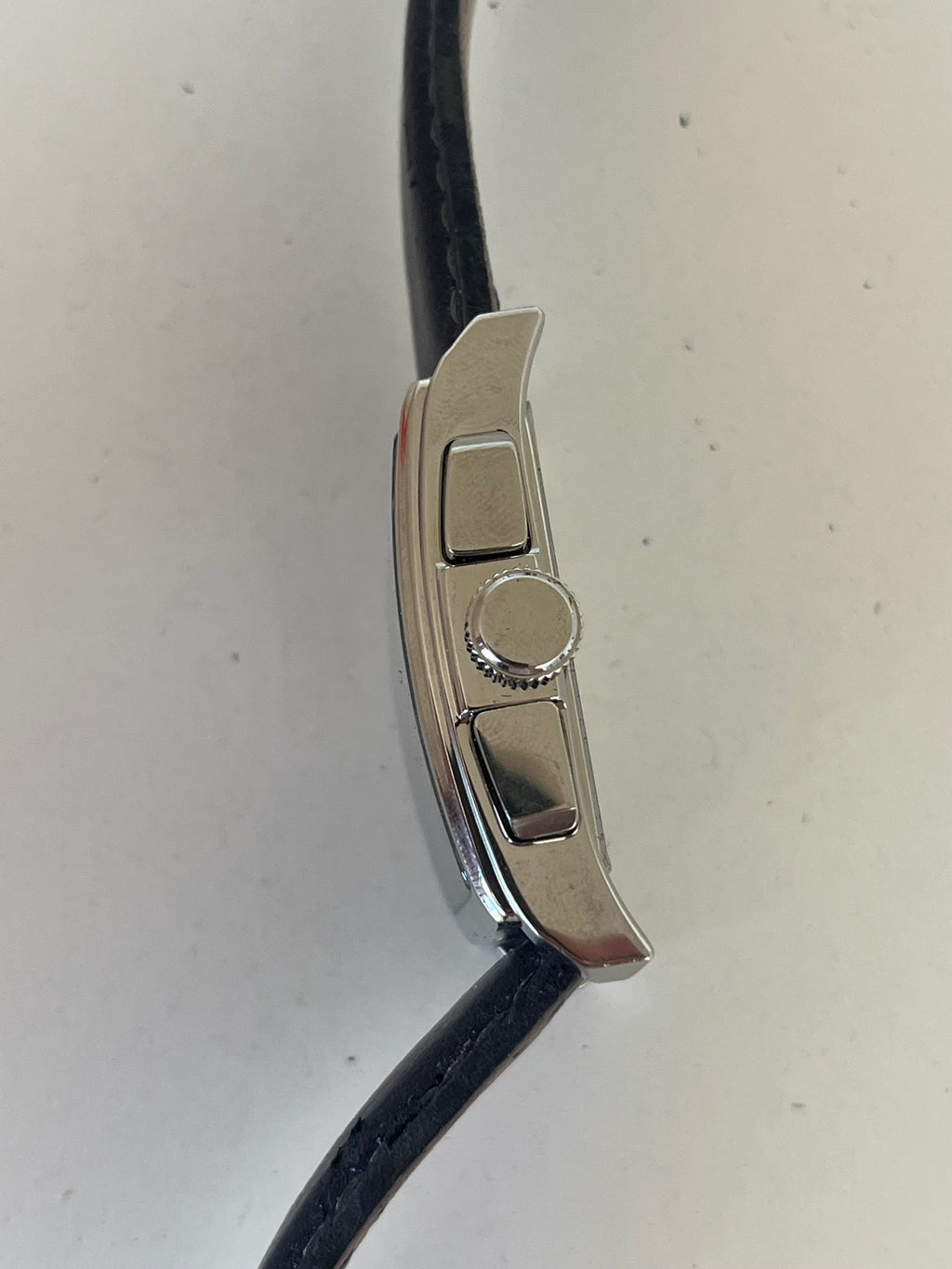 Festina Square Chronograph | Edelstahl | Lederarmband | 37mm | Guter Zustand