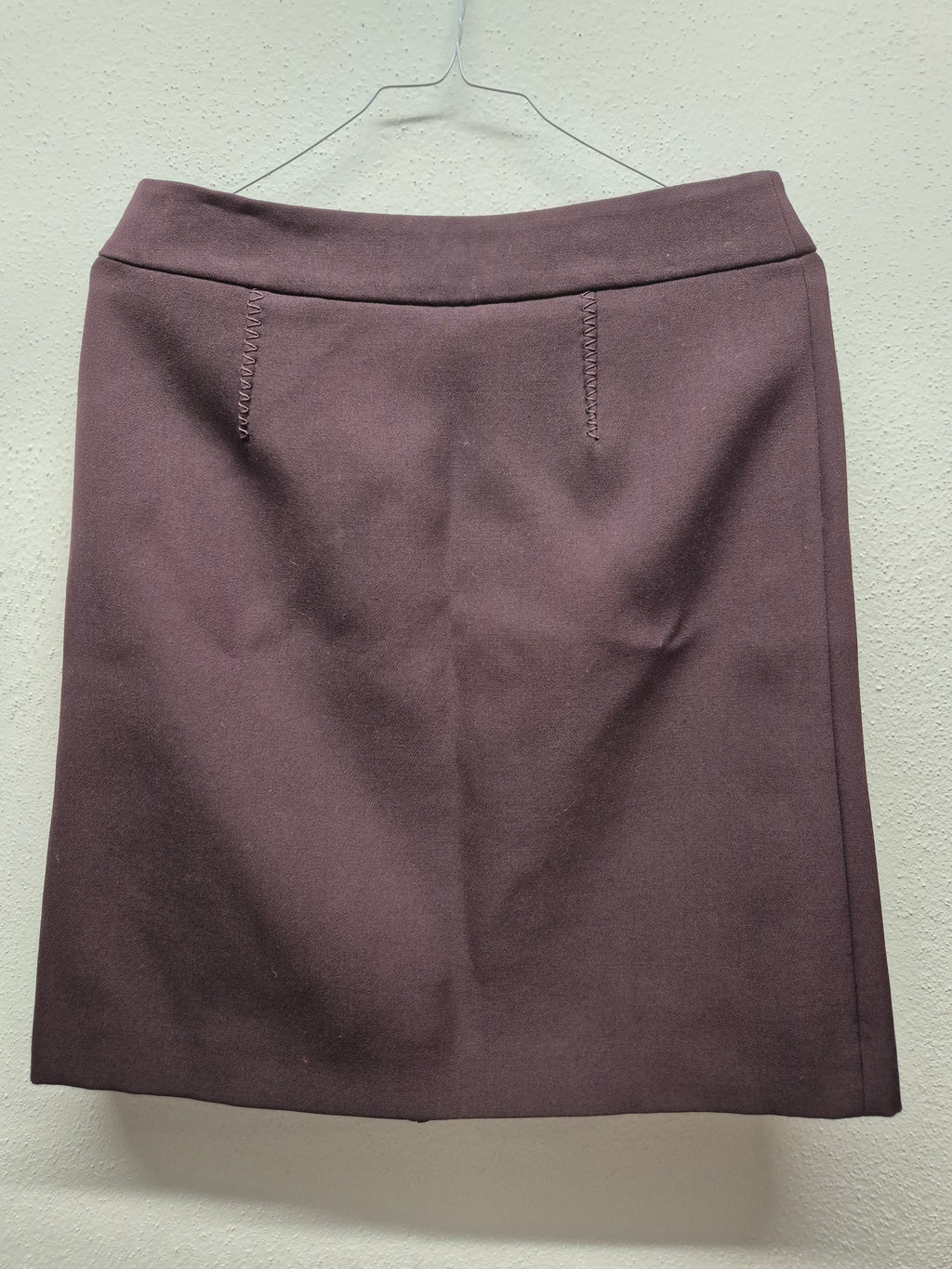 Moschino Couture Virgin Wool Mini Skirt Purple DE 36 Very Good