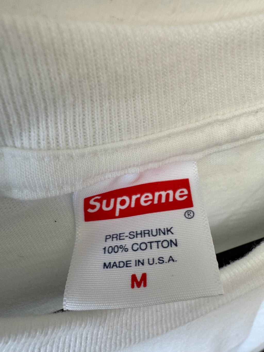 Supreme Box Logo Tee „Berlin / Alles Gute“ – Weiß, Größe M, wie neu