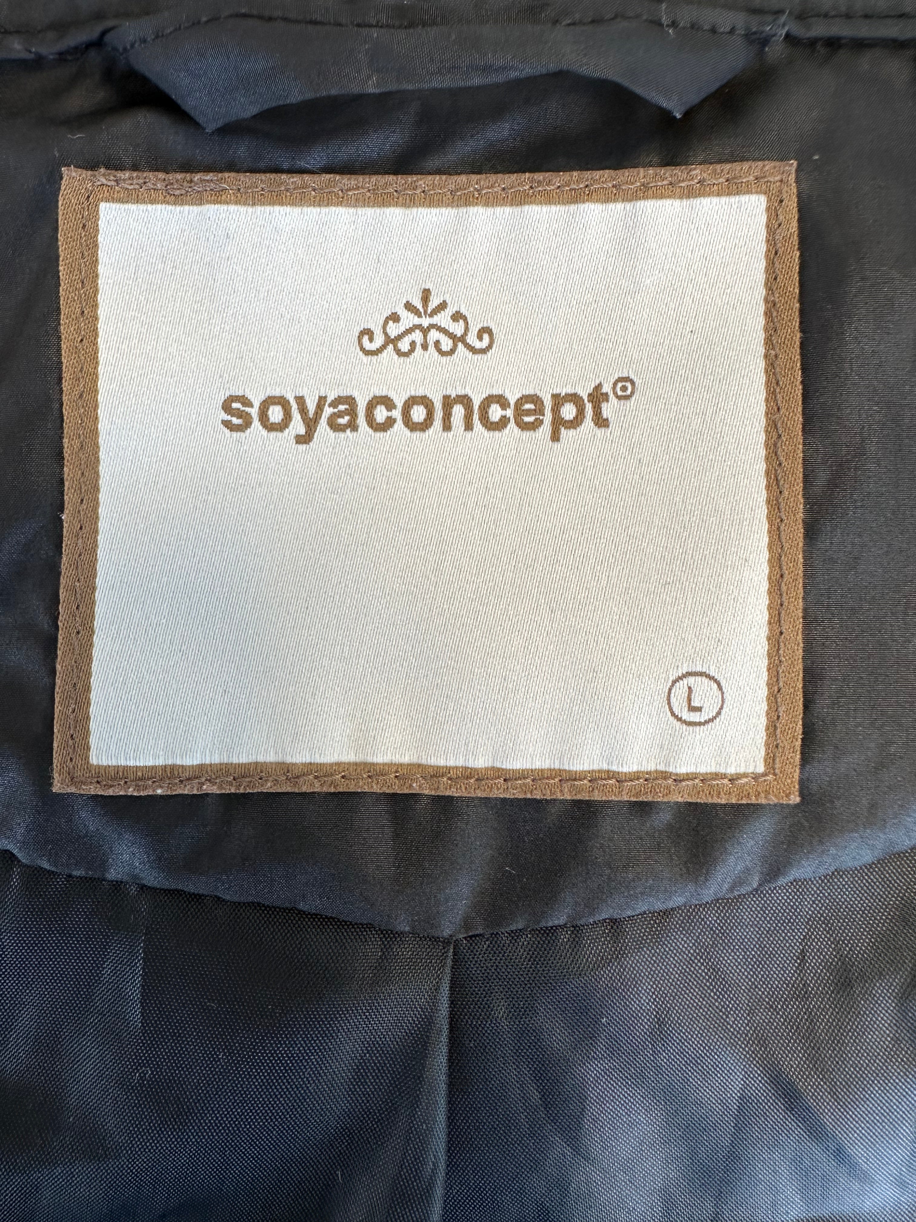 Soyaconcept Quilted Jacket – Black, Size L, Good Condition