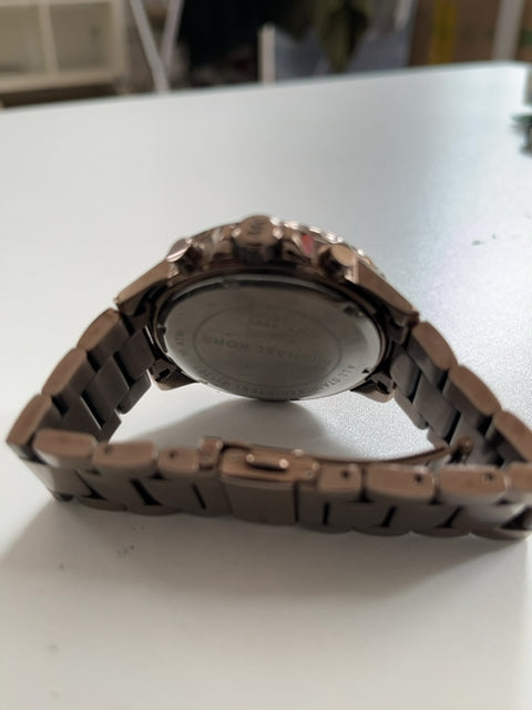 Michael Kors Chronograph MK5592 – Rose Gold/Brown, 42mm, Excellent