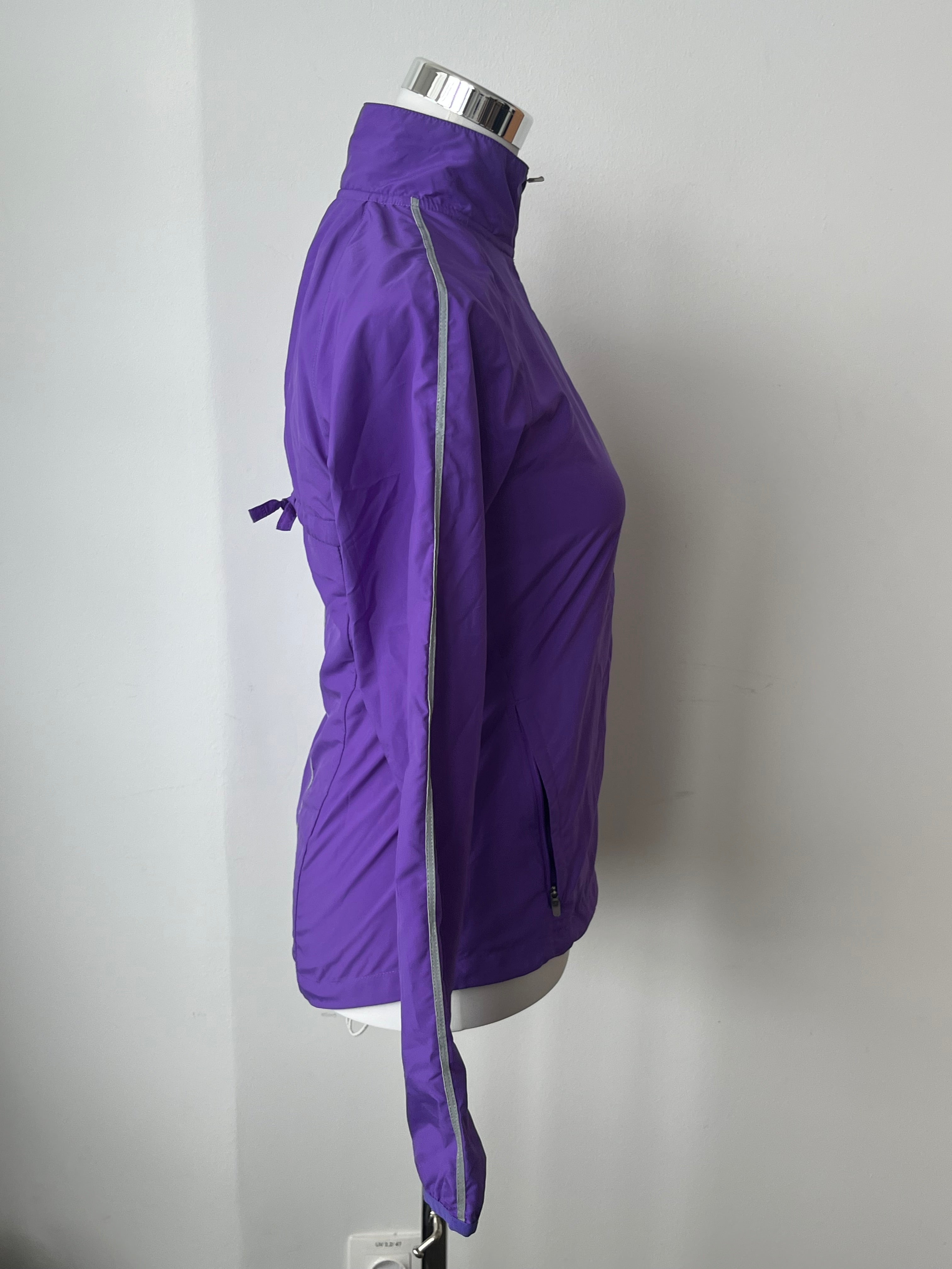 Nike Damen Laufjacke XS lila reflektierend, sehr guter Zustand
