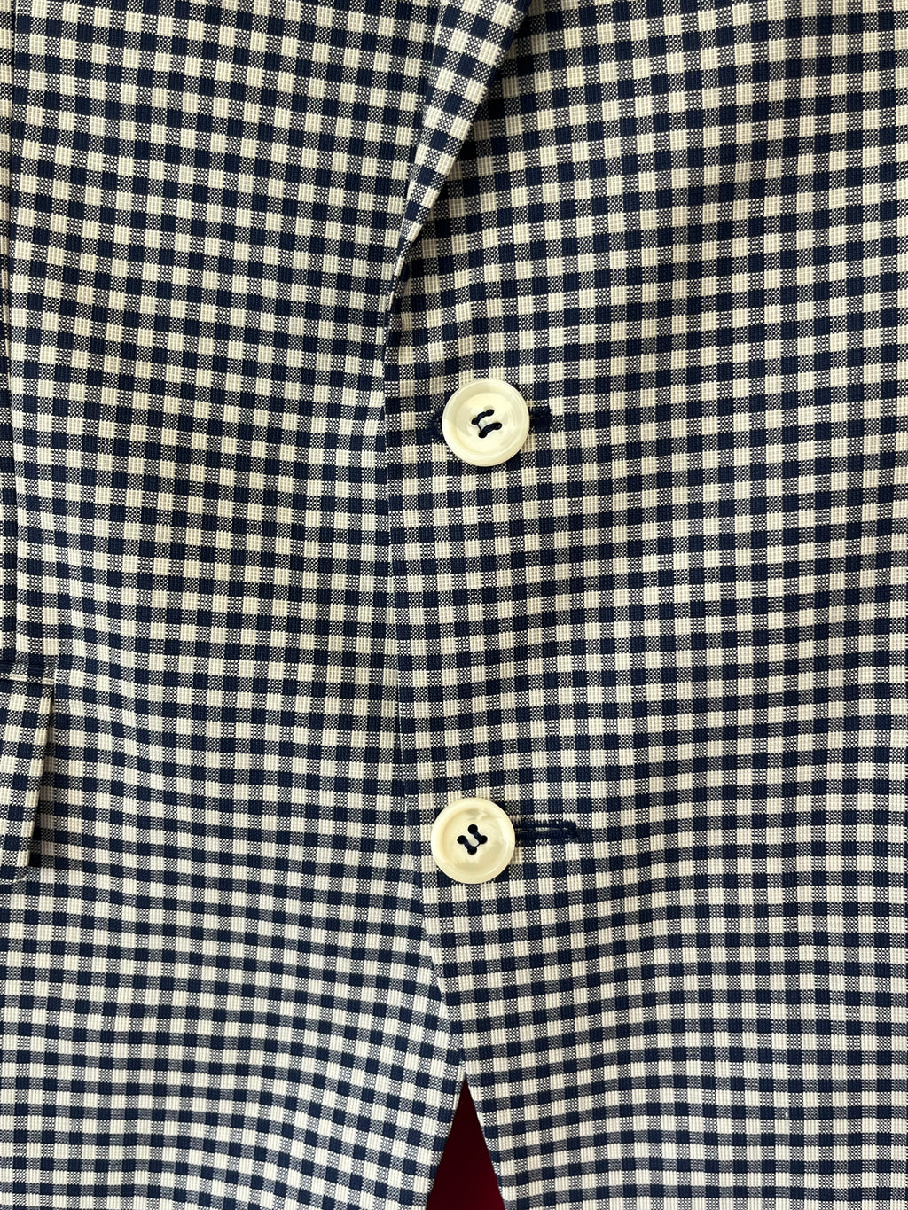 Dolzer Maß-Blazer (Karo) + Navy Chinos, Gr. M, guter Zustand
