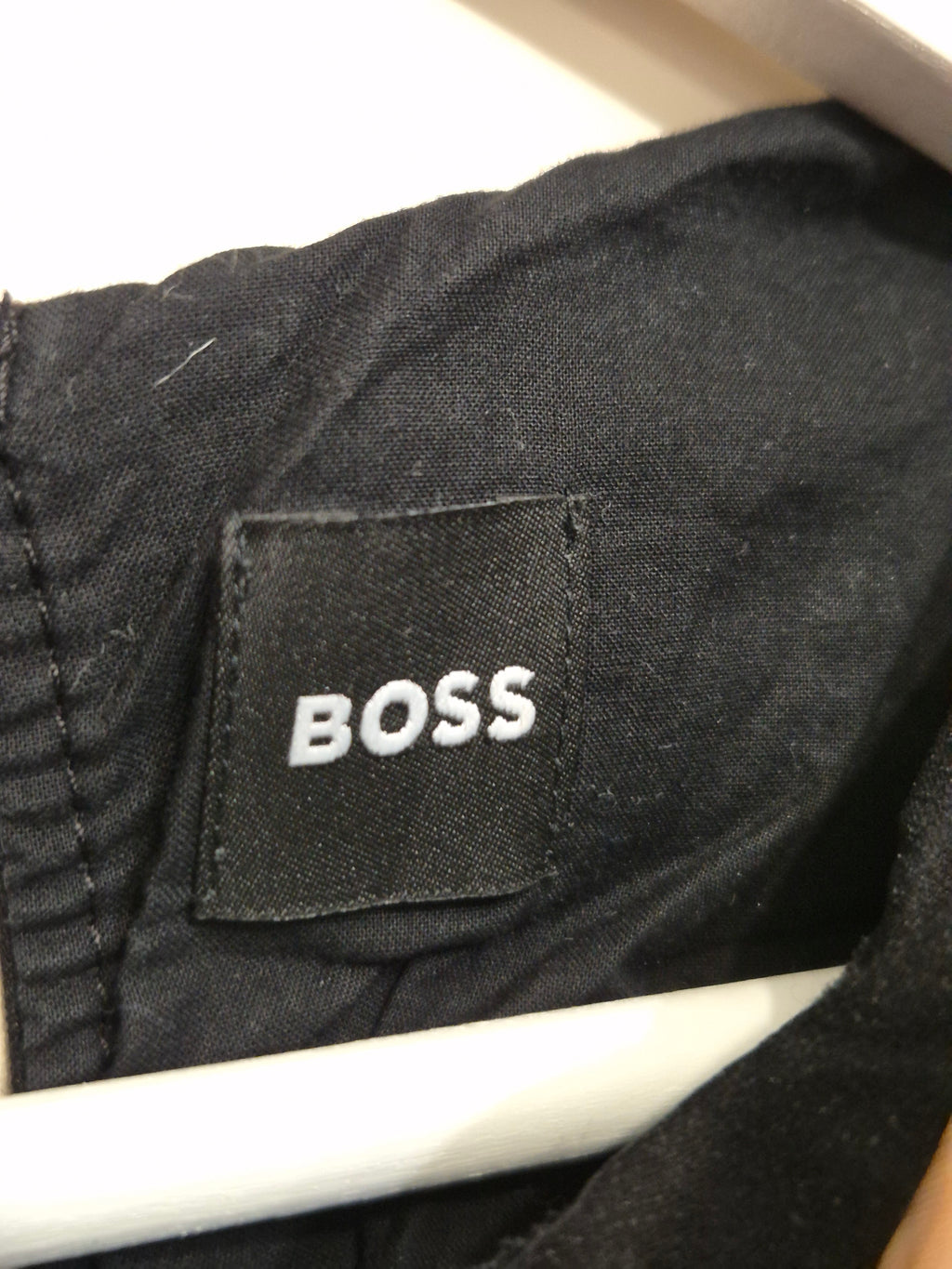 Hugo Boss Kleid Schwarz Baumwollmix Größe 34 Guter Zustand