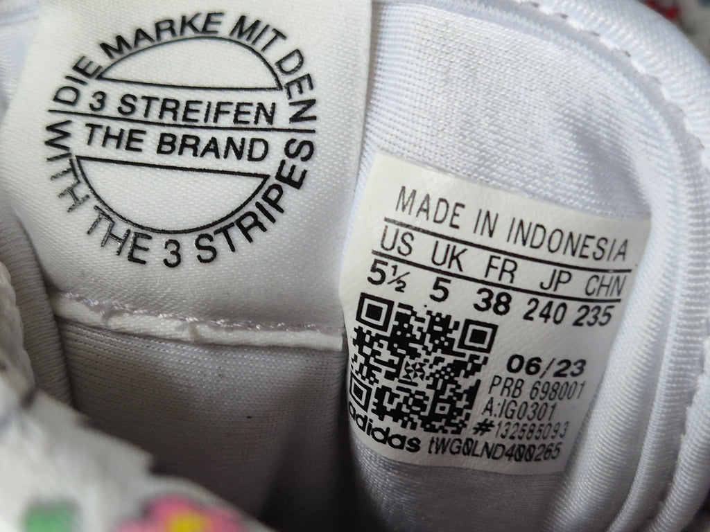 Adidas Forum Low Hello Kitty IG6031, Weiß/Schwarz/Gold, EU 38, guter Zustand