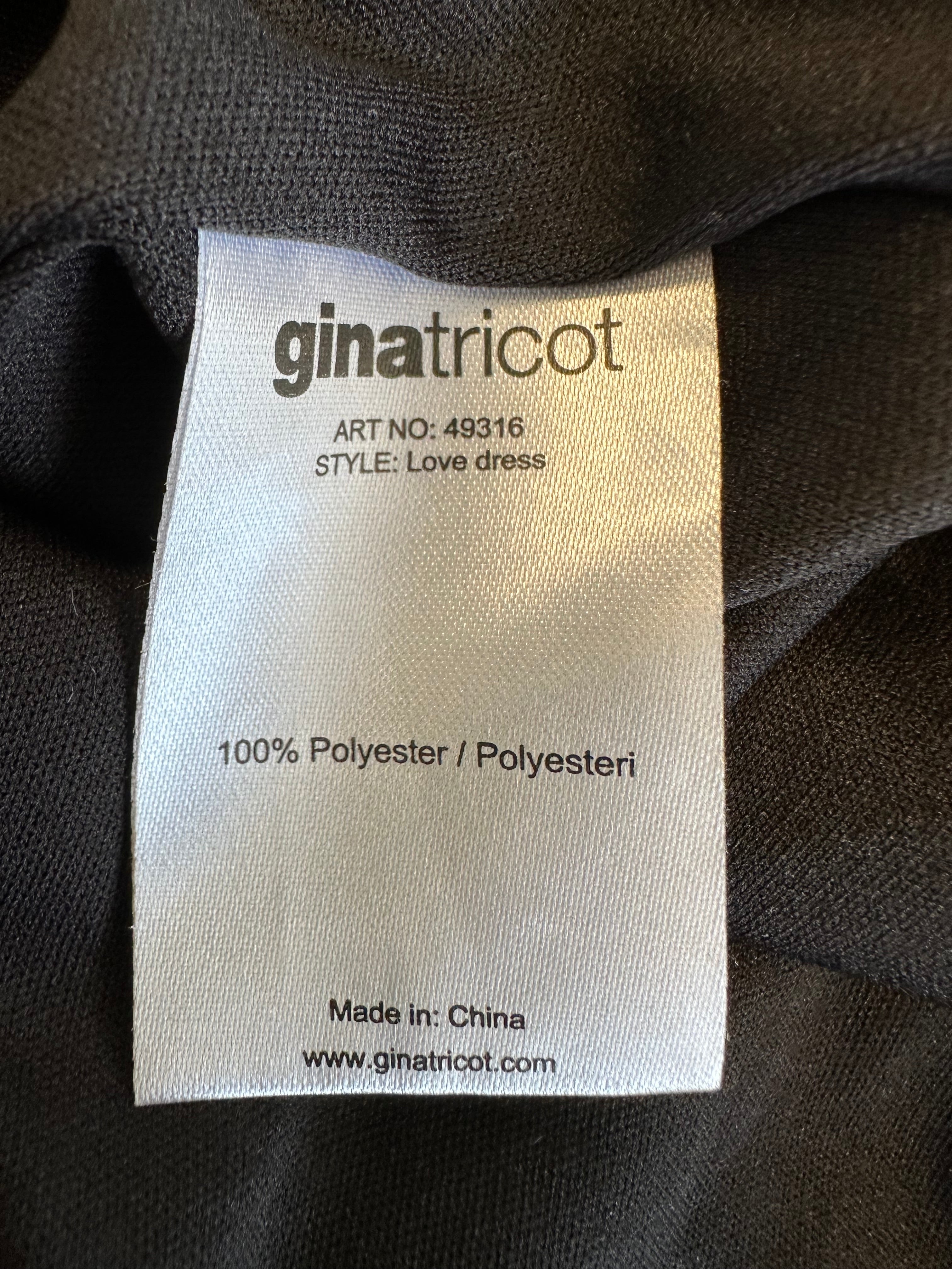 Gina Tricot Paillettenkleid – Schwarz, XL, Wie Neu