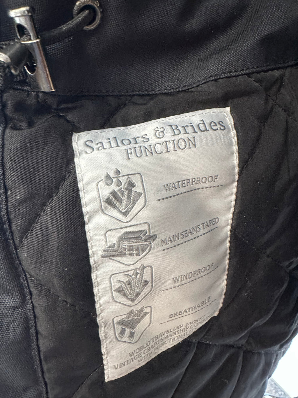 Sailors & Brides Elexir Field Jacket – Dunkelblau, Größe S, Sehr Gut