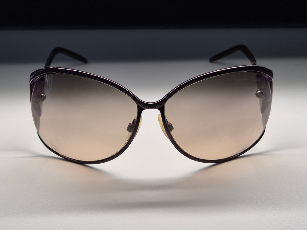 Roberto Cavalli Damen Sonnenbrille – Lila, Snake Design, mit Etui (beschädigt)