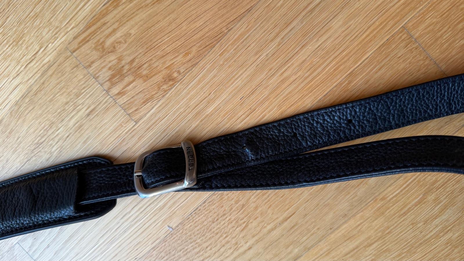 Tergan schwarze Leder Aktentasche/Business Bag, Staubbeutel, guter Zustand