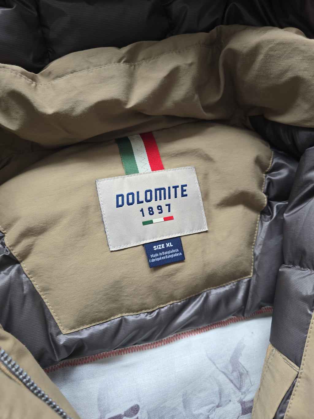Dolomite Damen Parka Jacke XL Beige, Sehr Guter Zustand