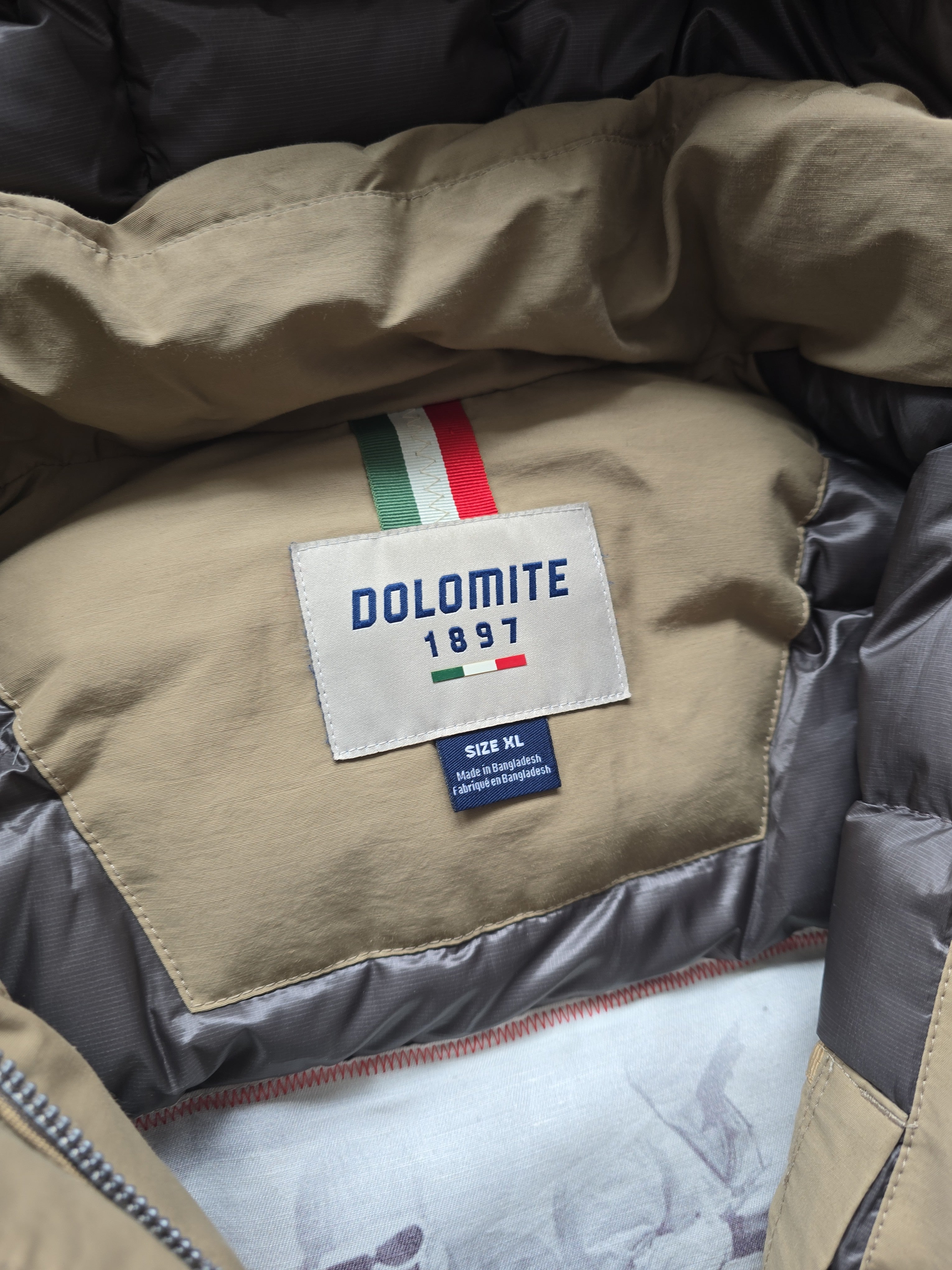 Dolomite Damen Parka Jacke XL Beige, Sehr Guter Zustand