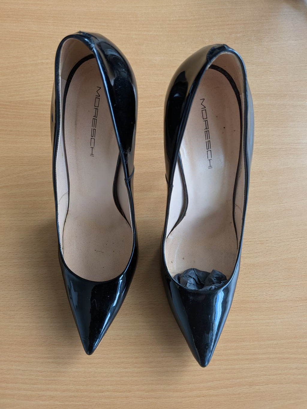 Moreschi Black Patent Leather Pumps | EU 39 | Good Condition