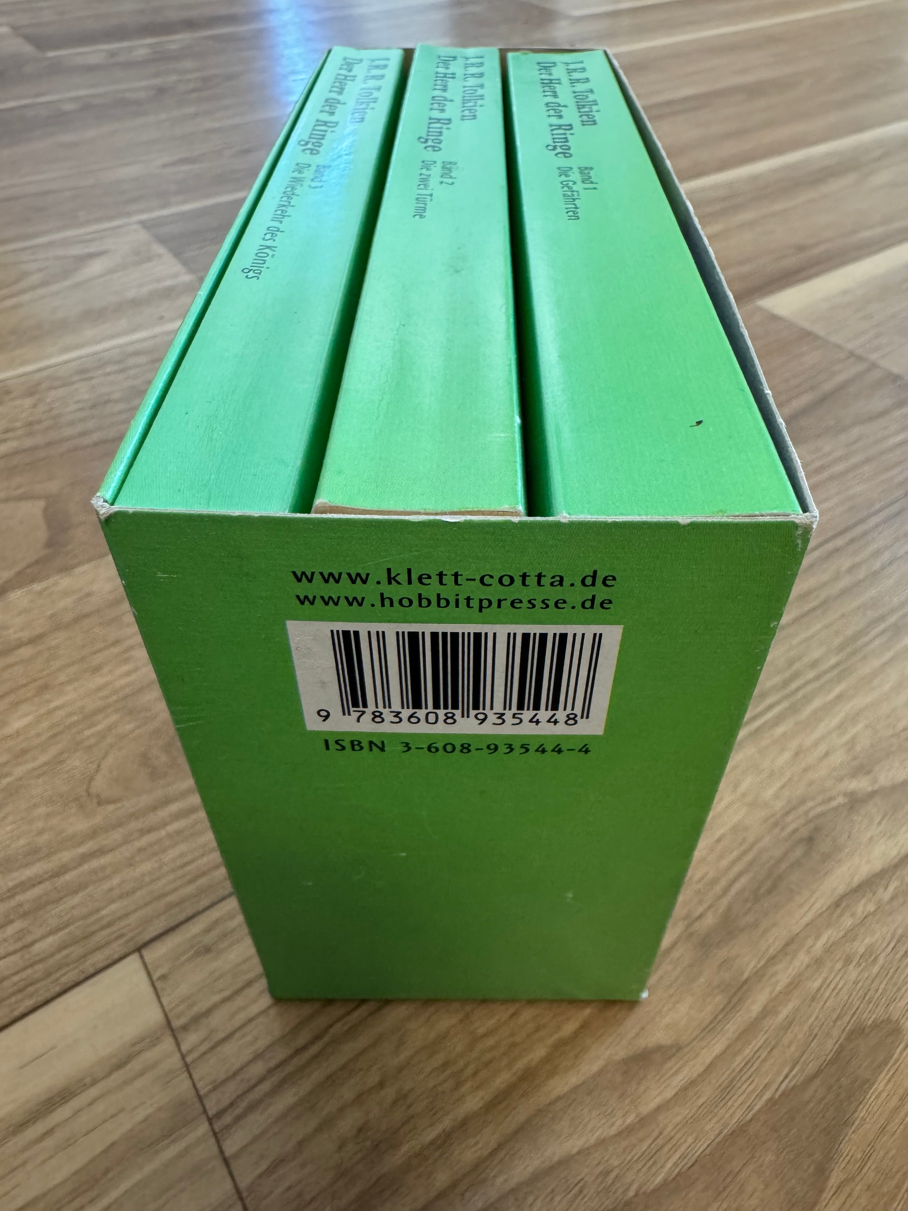 Der Herr der Ringe – 3-Bände Boxset (Klett-Cotta, Krege Übersetzung, sehr gut)