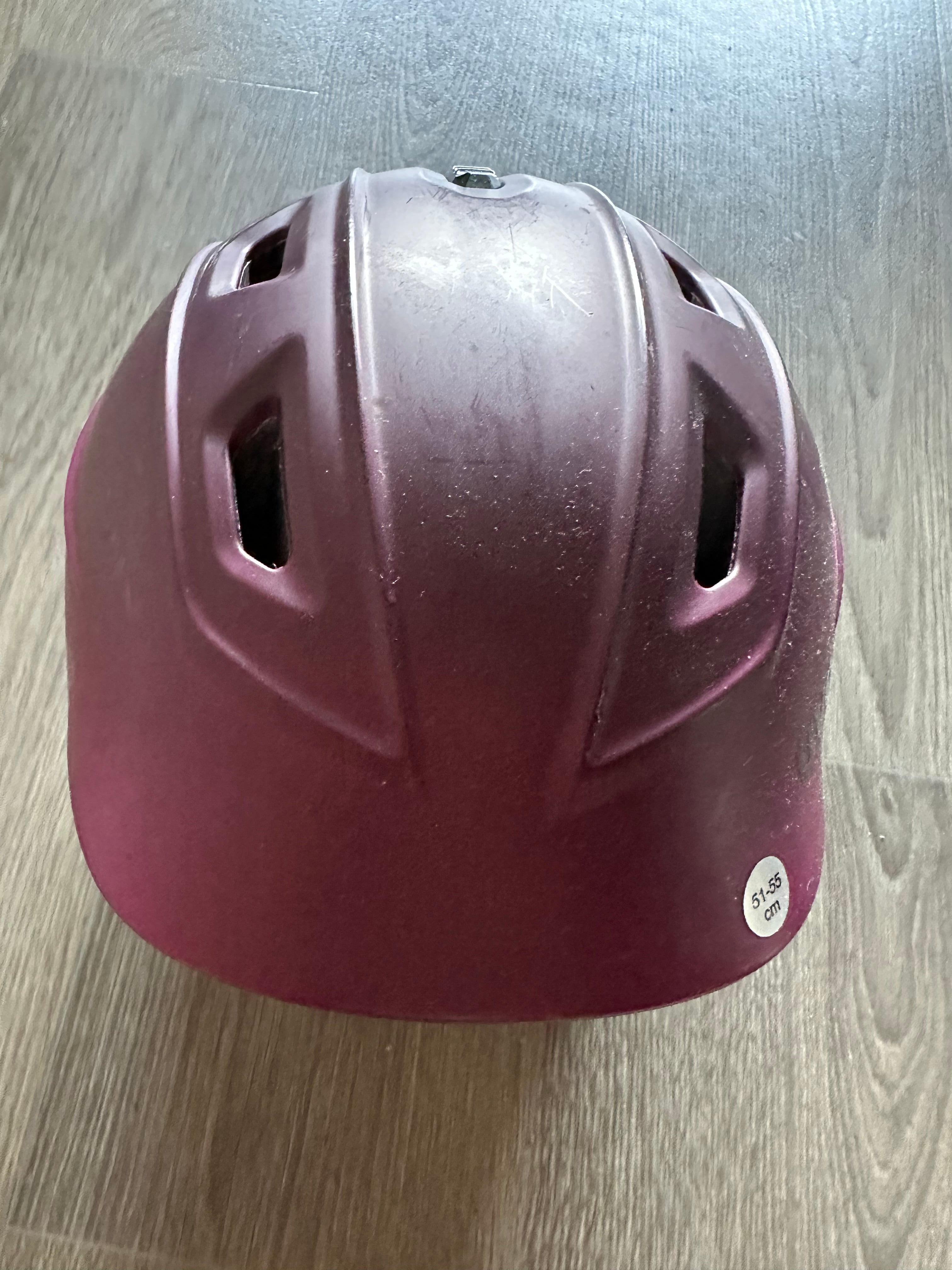 Uvex ski/snowboard helmet S 51-55 cm, burgundy, very good condition