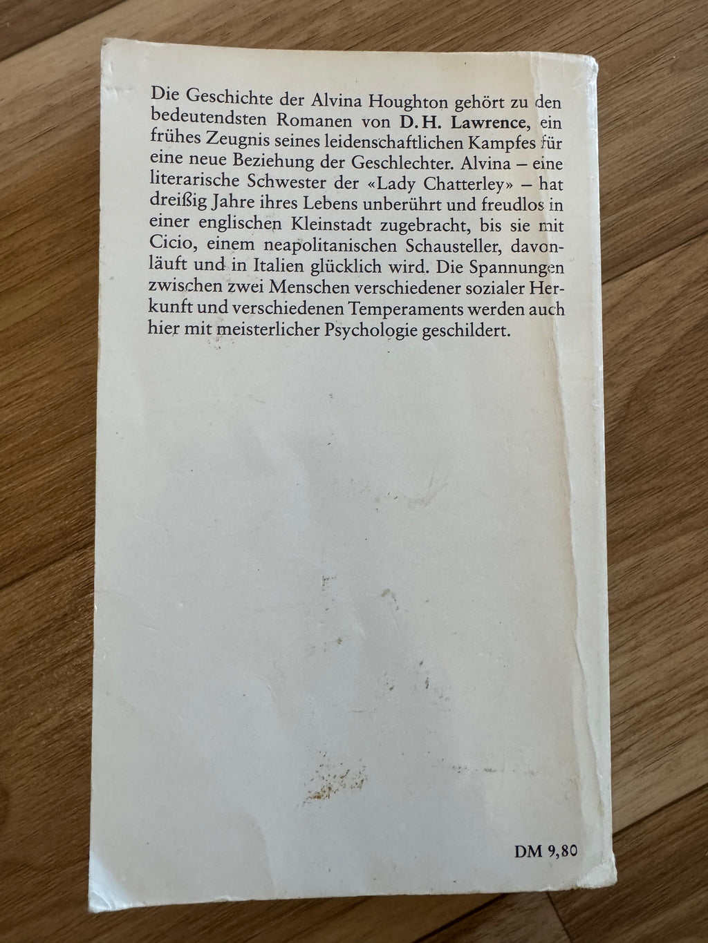 D. H. Lawrence – Das verlorene Mädchen (rororo 5794) – Taschenbuch – Gut