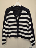 Marc Cain striped cardigan N4 / EU 40 black & white – very good condition