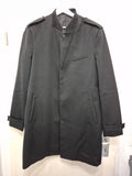 The Kooples Officer Mantel Gr. 52 Schwarz – Stehkragen, gebraucht