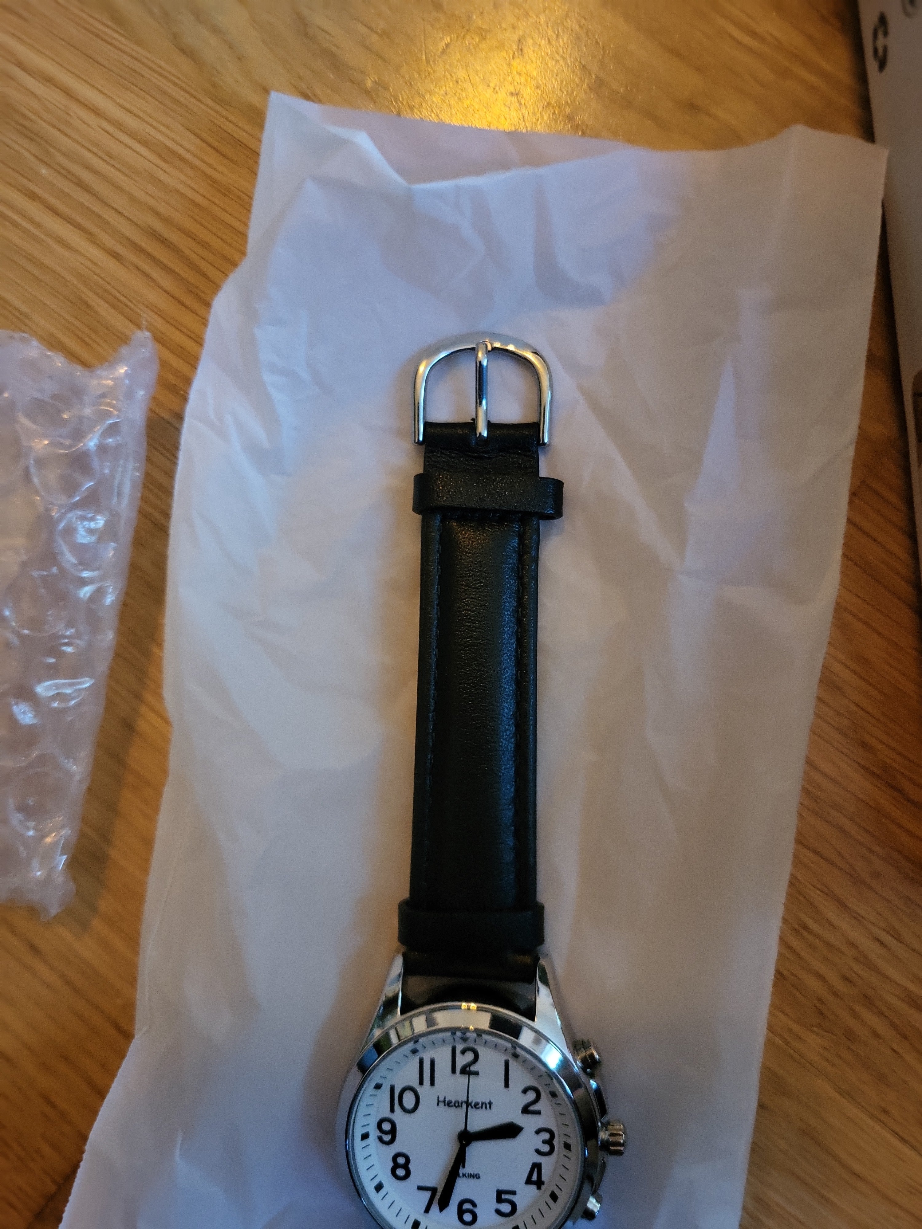 Hearkent G512 Analogue Talking Wrist-Watch, 42mm, English Voice, Very Good