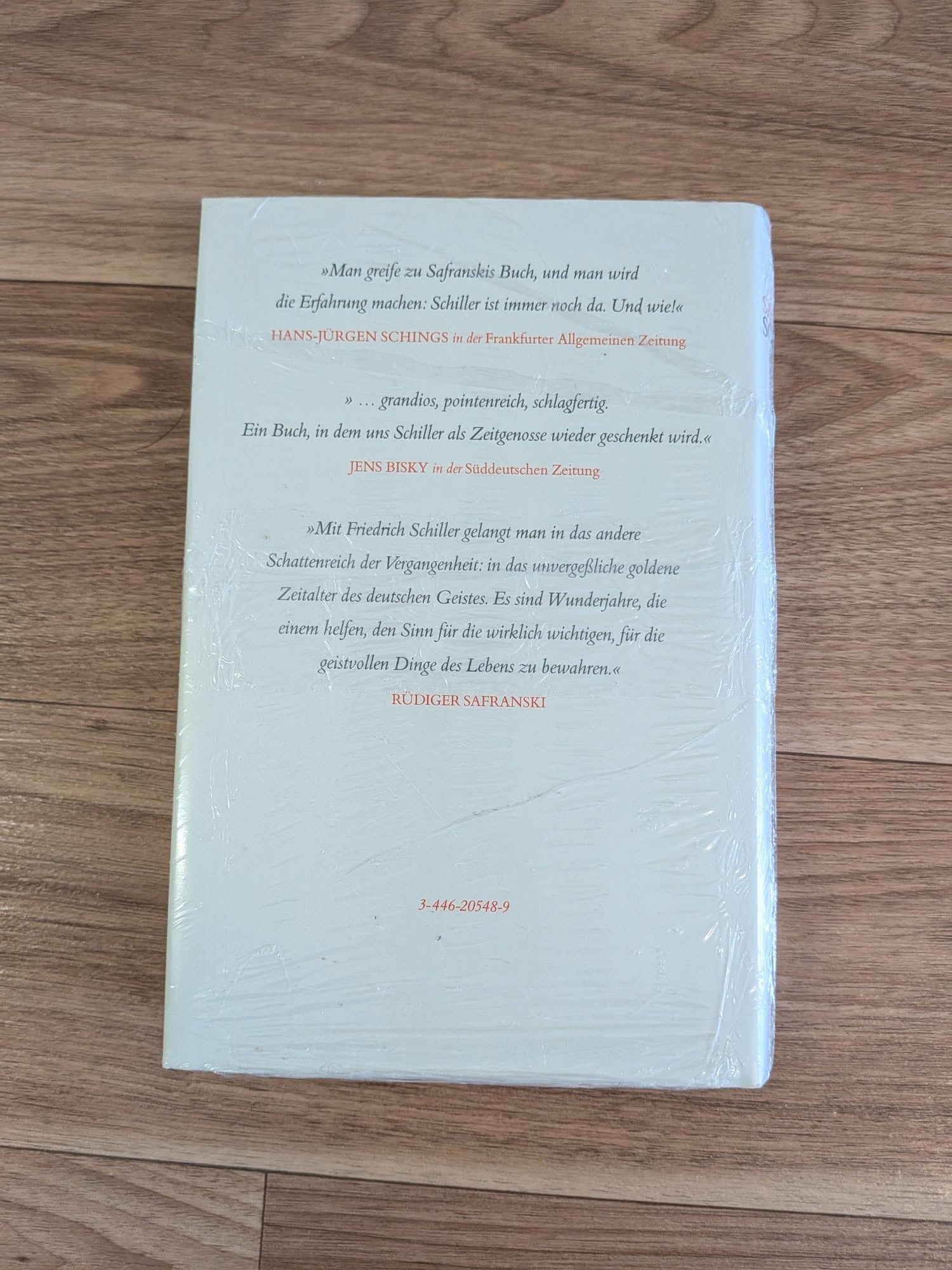 Neu & OVP! Rüdiger Safranski – Schiller oder Die Erfindung des Deutschen Idealismus, HC