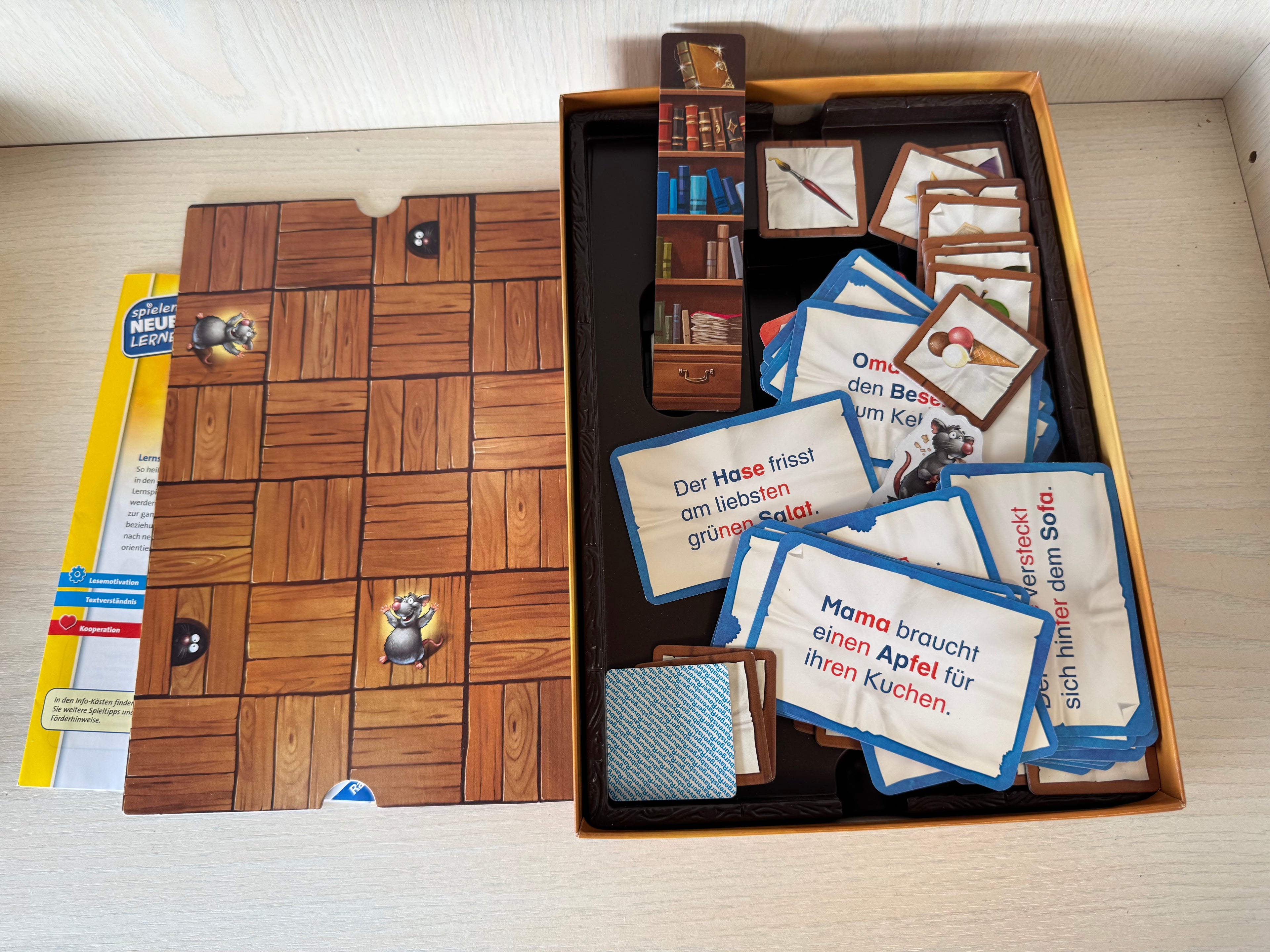 Ravensburger Die Lese-Ratte Reading Game, Multicolor, Medium, Good Condition