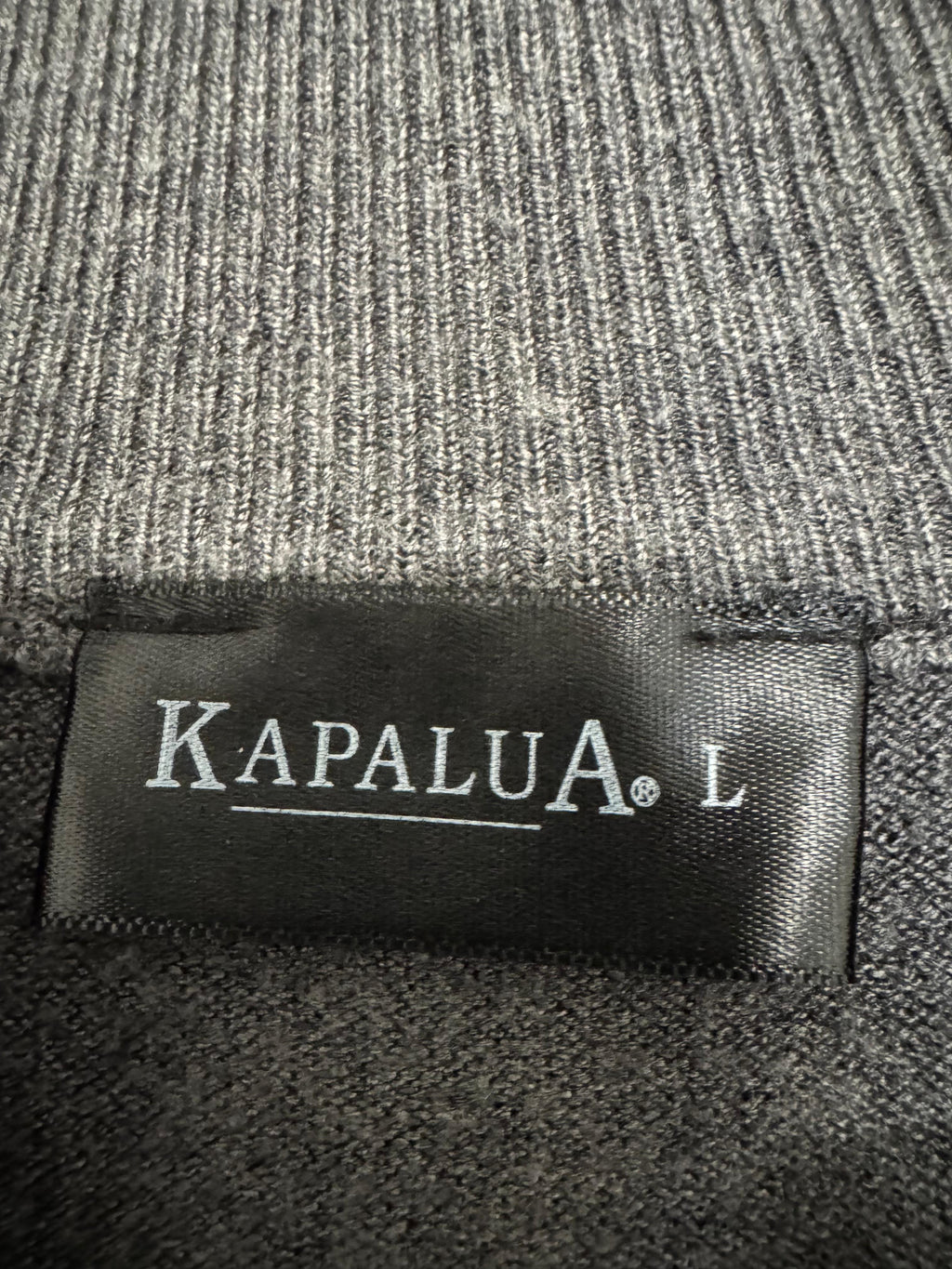 Kapalua Jersey Maxi Dress Dark Gray Size L – Very Good Condition