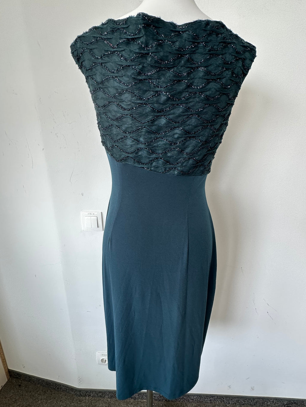 Elegant Navy Connected Apparel Cocktail Dress, Size 10, Good Condition