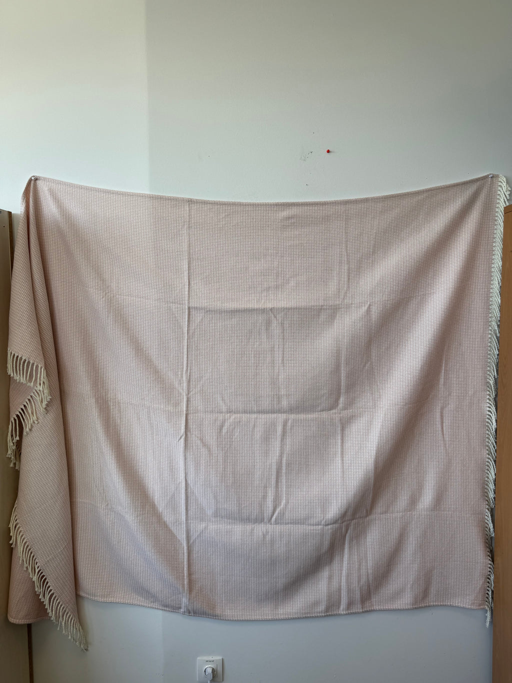 Pad Home Waffel Wohndecke 140x200cm Hellrosa Baumwollmix Sehr Gut