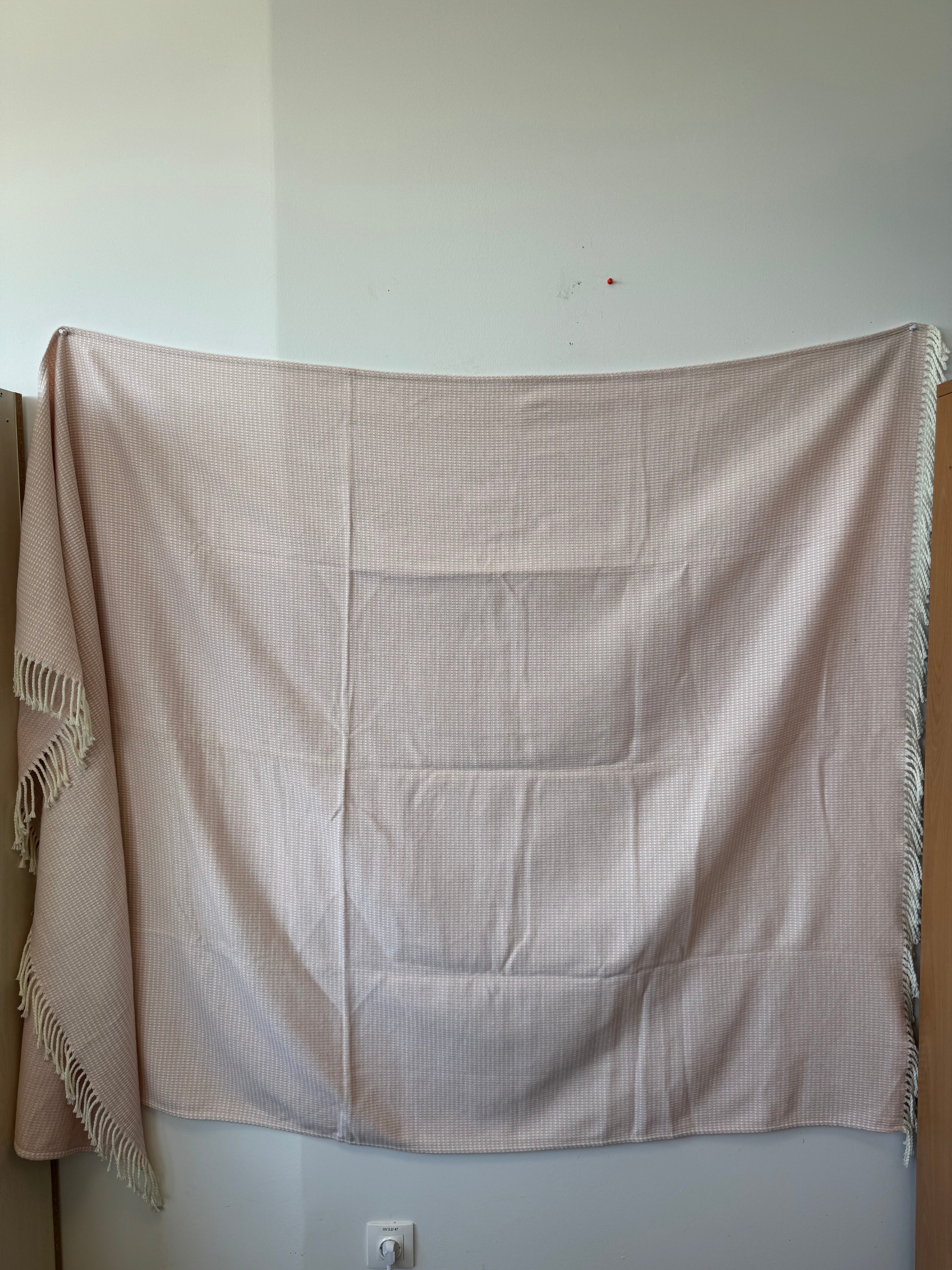 Pad Home Waffel Wohndecke 140x200cm Hellrosa Baumwollmix Sehr Gut