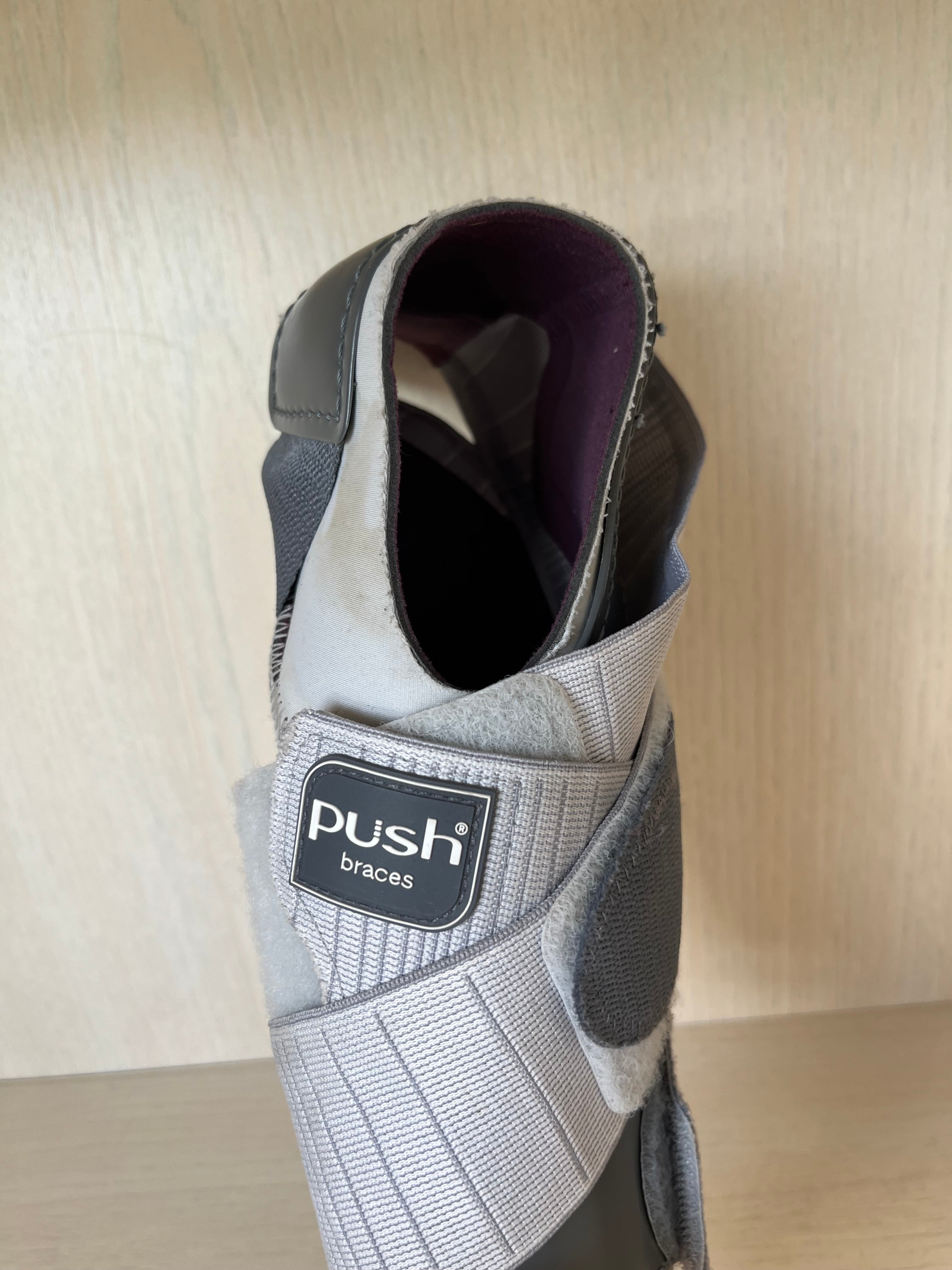 Push Med Aequi Flex Sprunggelenkbandage One Size Grau/Weiß – guter Zustand