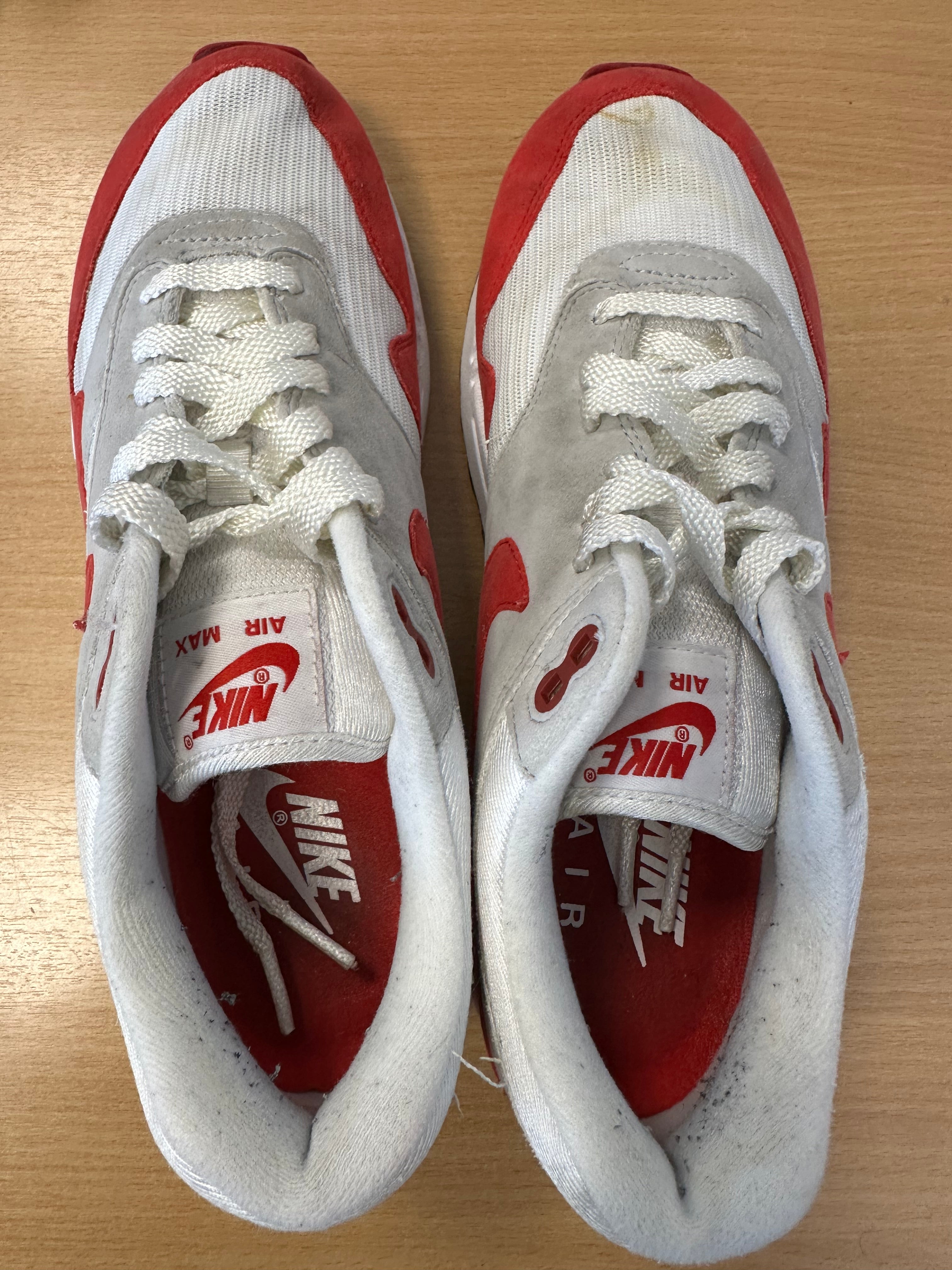 Nike Air Max 1 Anniversary University Red EU 42 Wie Neu