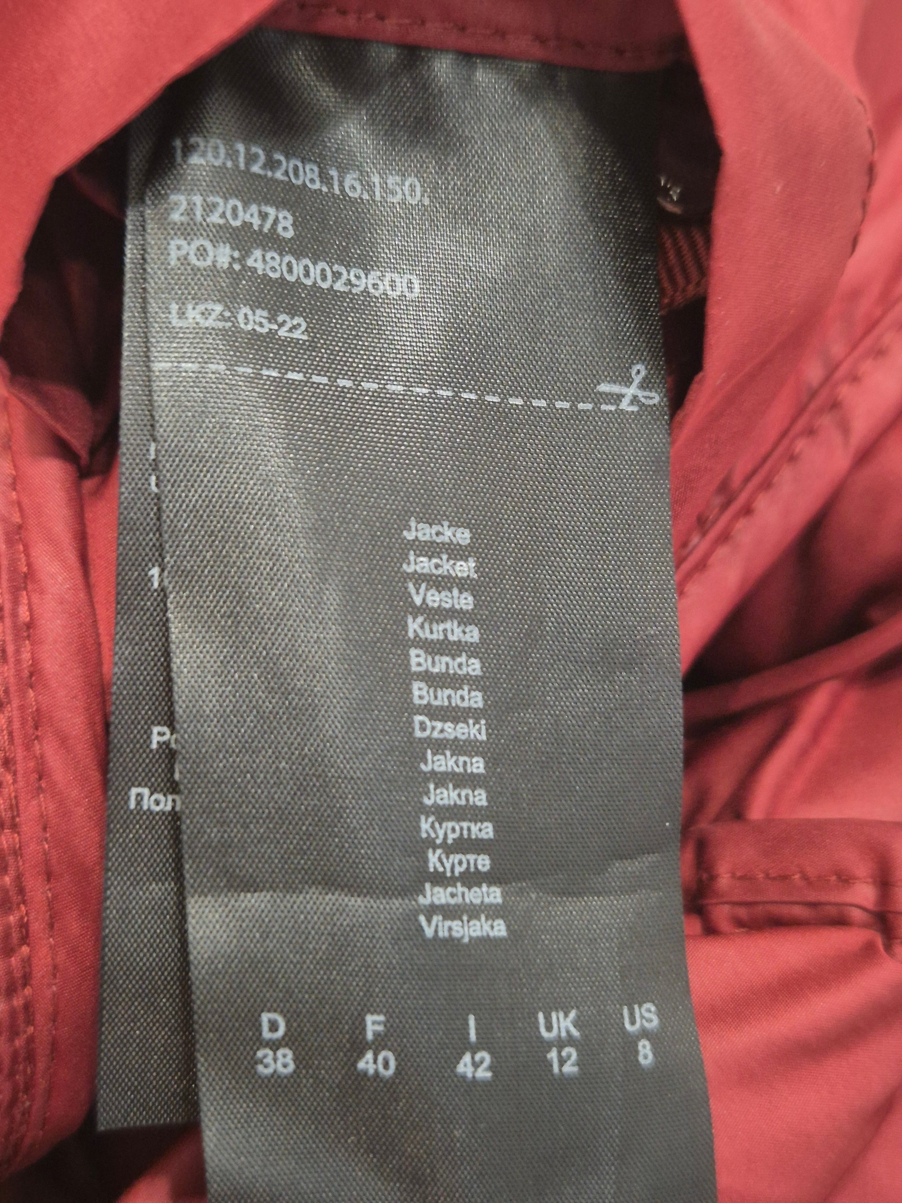 s.Oliver Damen Steppjacke Gr. 38 Rot Polyester Guter Zustand