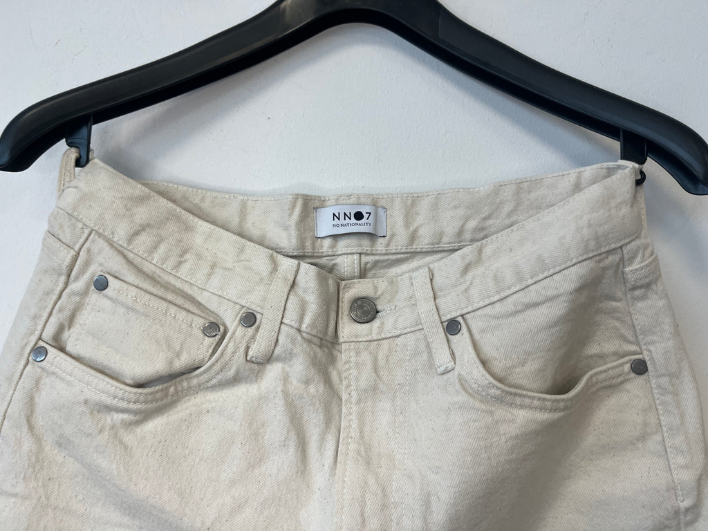 NN07 Jonny 1856 Slim Fit Jeans W30 L32 Off-White Sehr Gut
