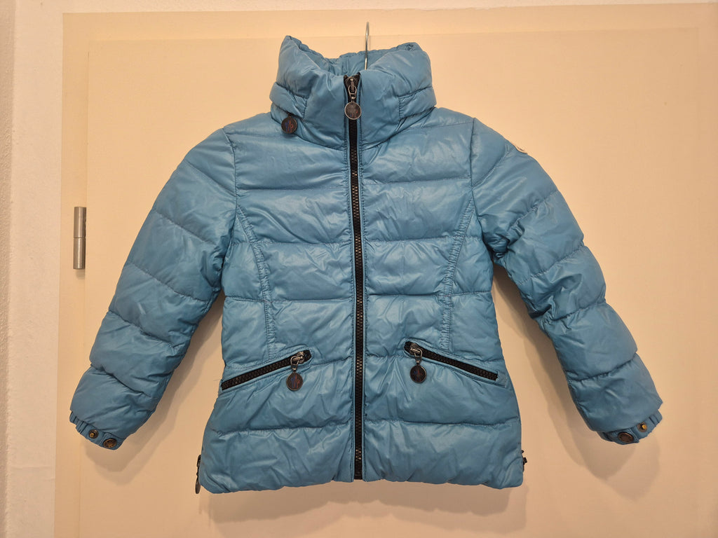 Moncler Enfant Daunenjacke 104 cm Blau, Guter Zustand