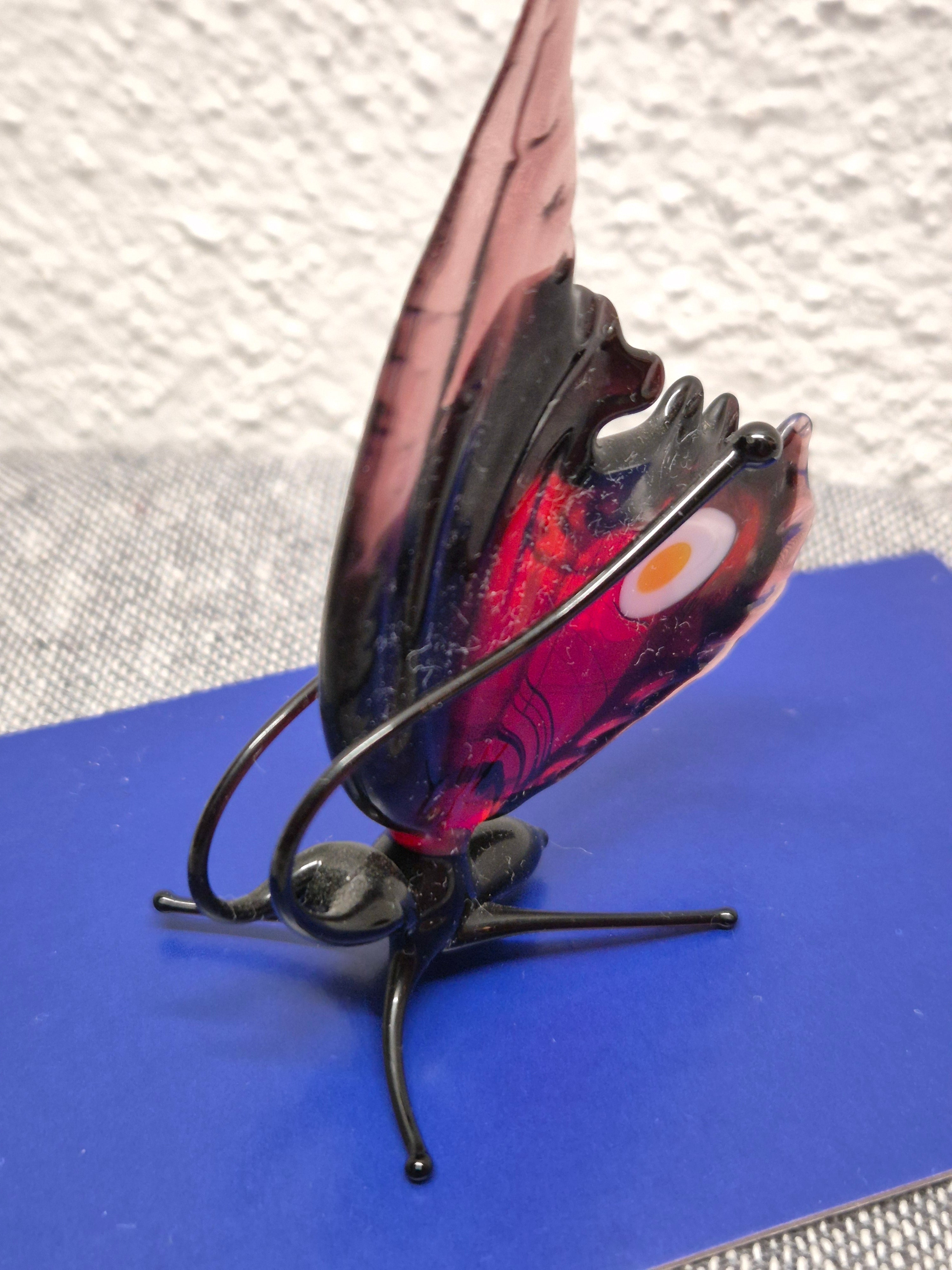 Haw Creek Forge Kupfer-Schmetterling – Klein, Rot, Handgefertigt, Sehr Gut