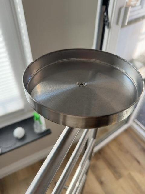 IKEA GRUNDTAL Valet Stand – Stainless Steel, Medium, Very Good Condition