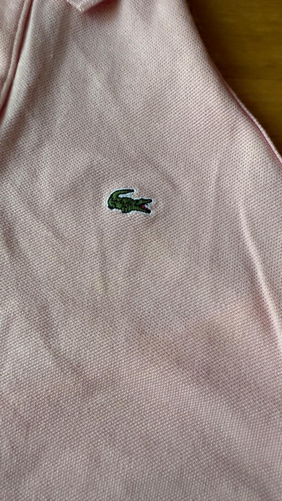 Lacoste Sleeveless Polo Dress Pink Size 36 | Good Condition