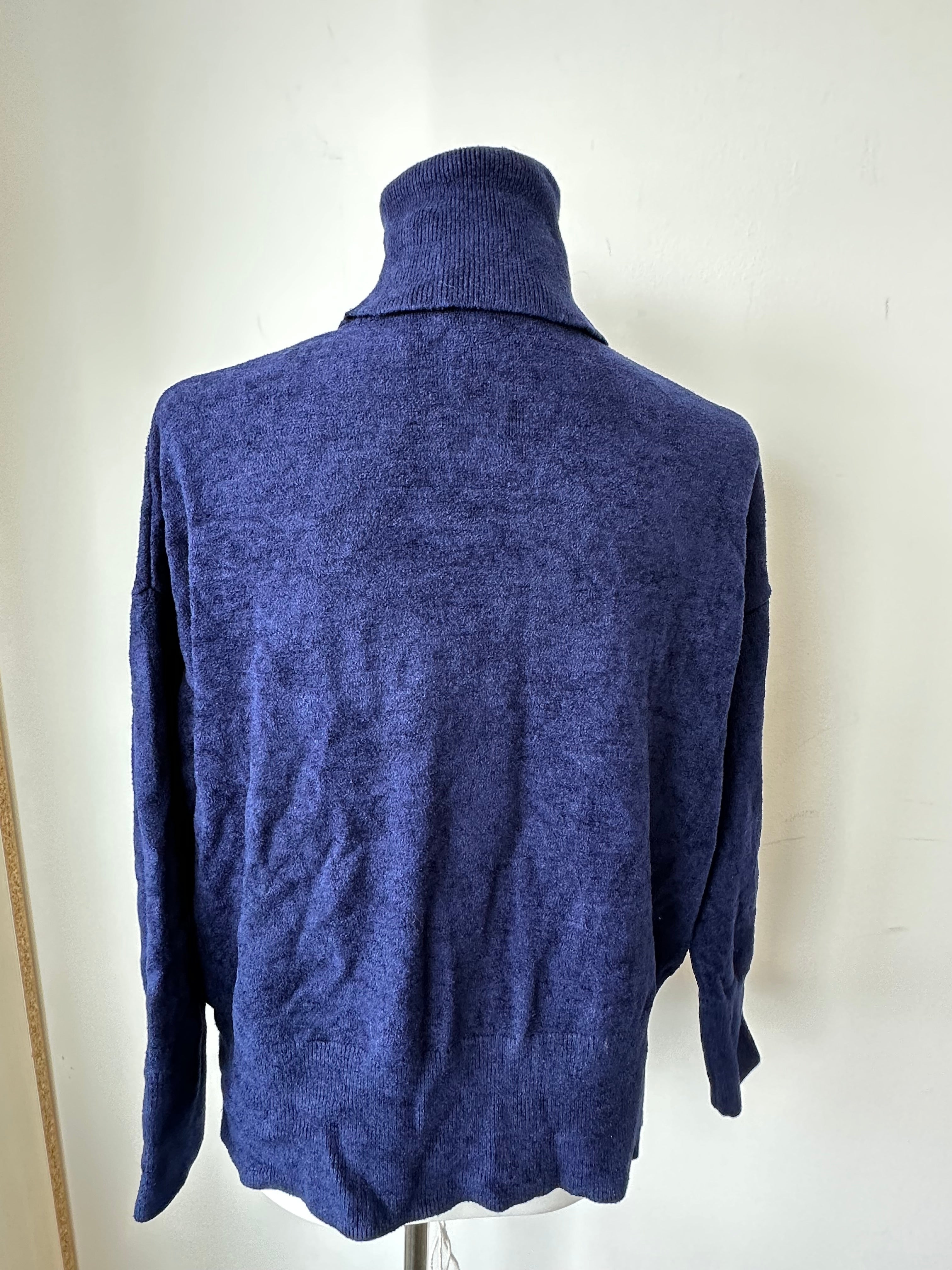 & Other Stories Paris Atelier Rollkragenpullover – Navy, XS, Sehr Gut