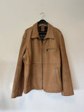 Dolce & Gabbana Herren Lederjacke Gr. 50 Cognac 100% Leder Sehr Gut