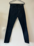 Calvin Klein Jeans W28 L32 – Mid Rise Skinny Eclipse Stretch Black, Very Good