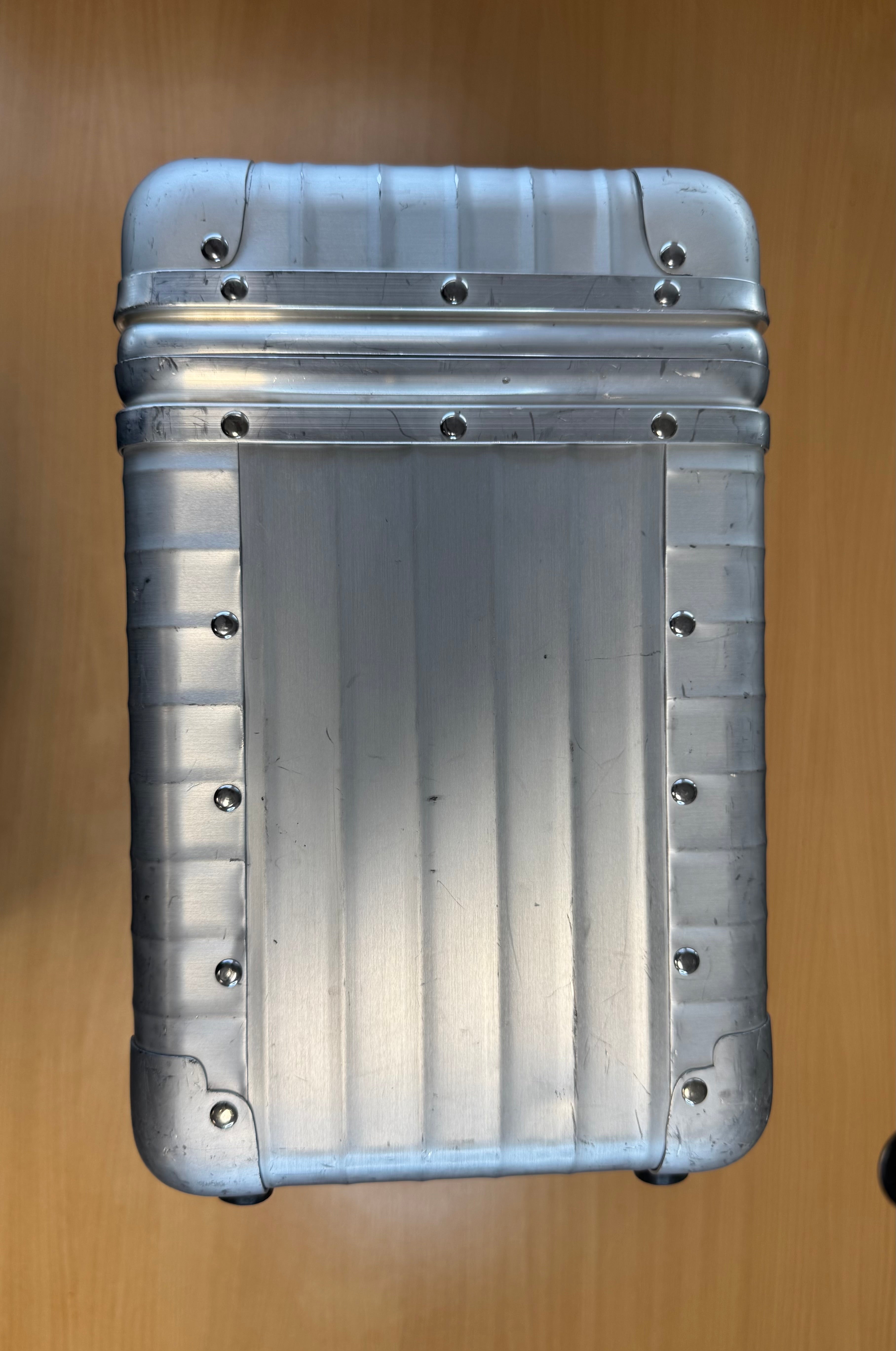 Rimowa Topas Lufthansa Pilot Case Aluminium Silber, guter Zustand
