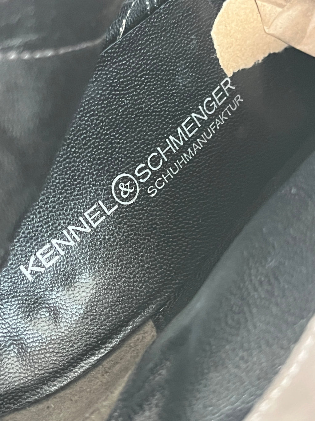 Kennel & Schmenger Ankle Boots – Veloursleder, Taupe, Gr. 38, Sehr Gut