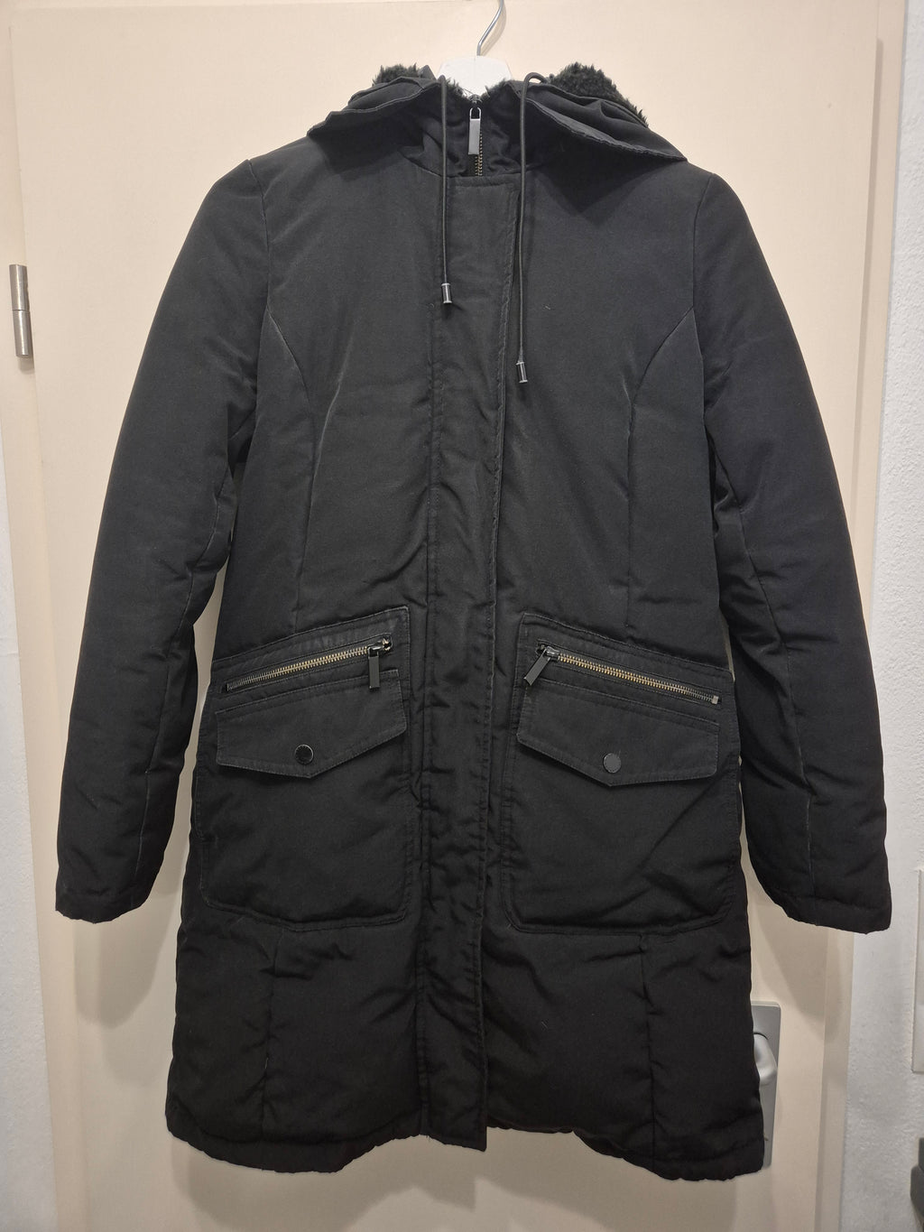 French Connection Maternity Winter Coat – Black, XS, Good Condition