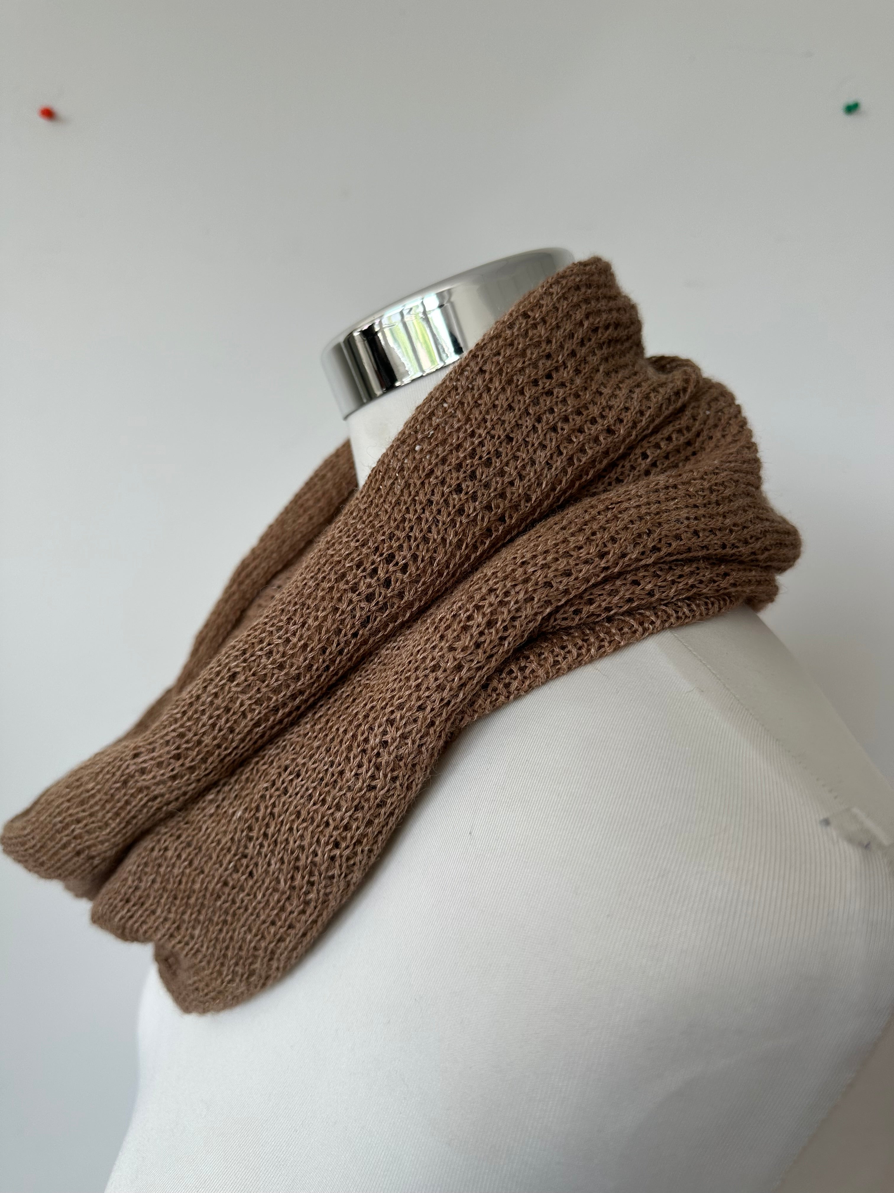 Sol Alpaca Infinity Schal Baby Alpaka One Size Braun Wie Neu