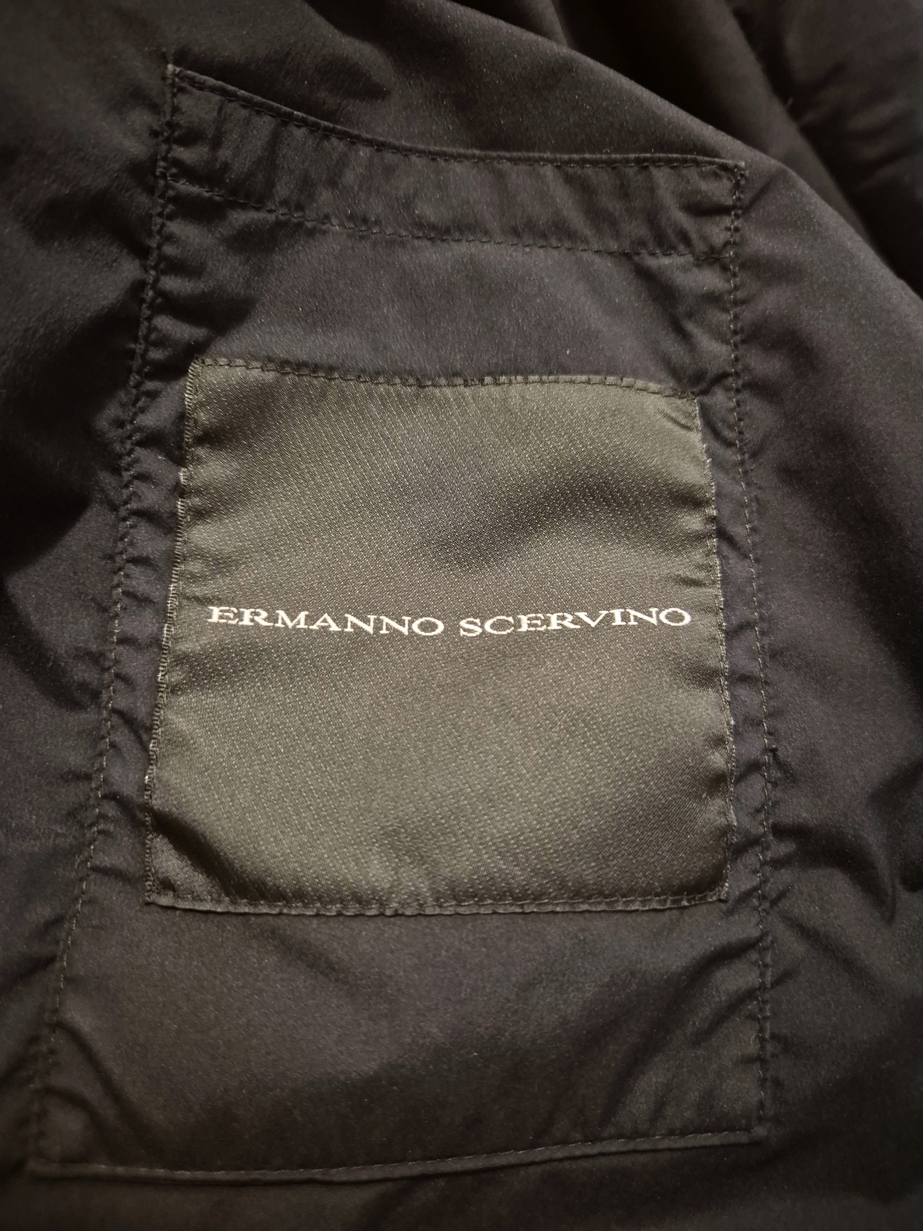 Ermanno Scervino Daunenmantel Herren 52 | Winterjacke | Schwarz | Gut
