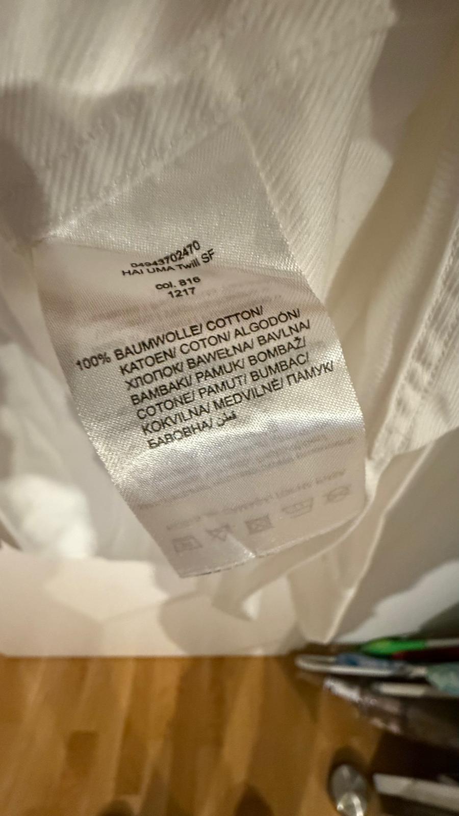 Jake's Slim-Fit Business Shirt | White | Size 42 | 100% Cotton | Good Condition