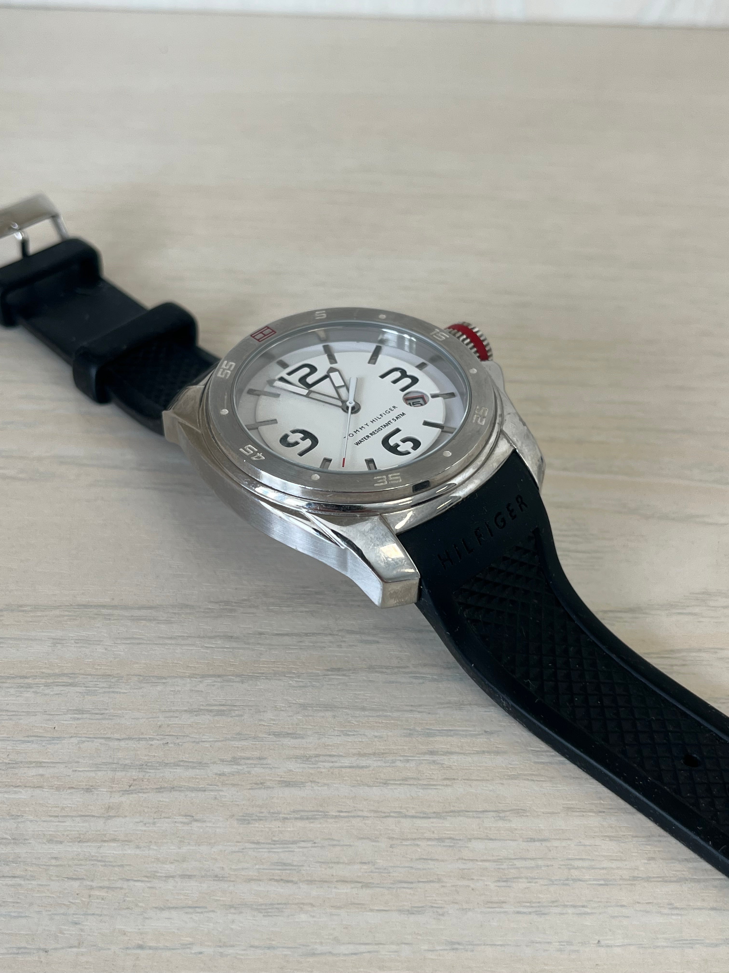 Tommy Hilfiger Men’s Watch TH.113.1.14.0929, 46mm, Quartz, Stainless Steel, Black