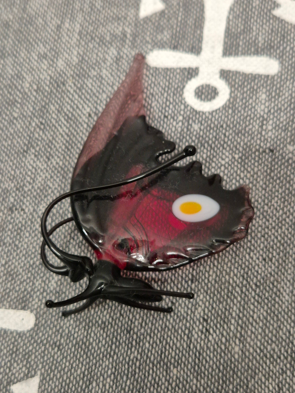 Haw Creek Forge Kupfer-Schmetterling – Klein, Rot, Handgefertigt, Sehr Gut