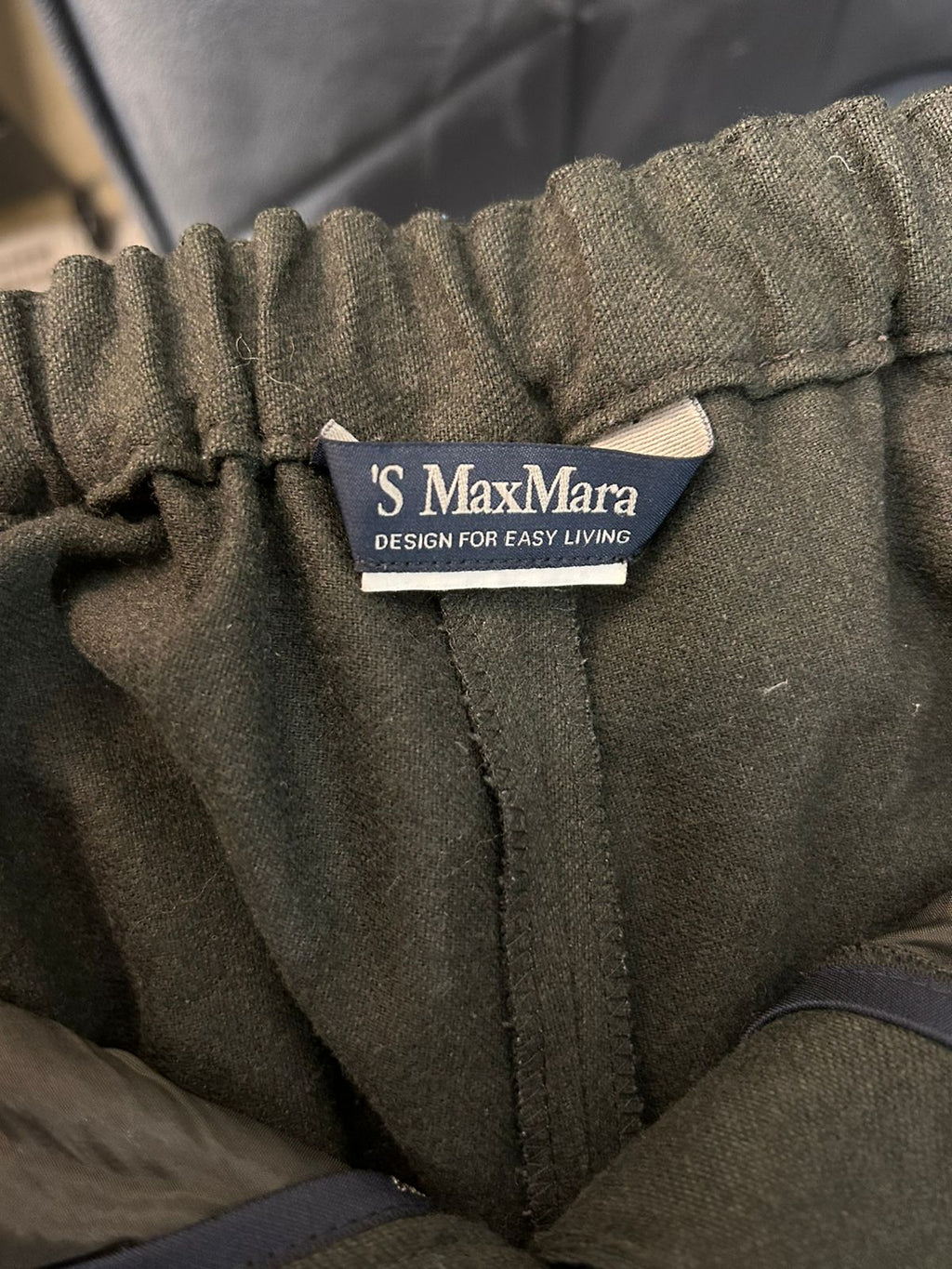 S MaxMara Easy Living Trousers | Size 40 | Forest Green | Good Condition
