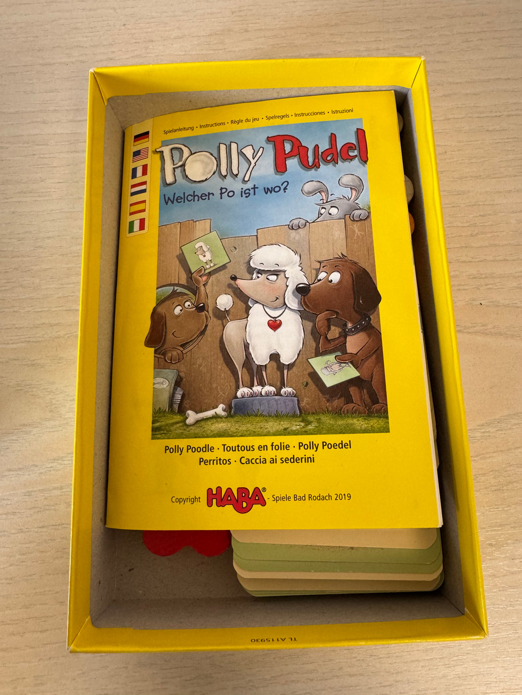 HABA Polly Poodle Kartenspiel, komplett, guter Zustand, mittel, bunt